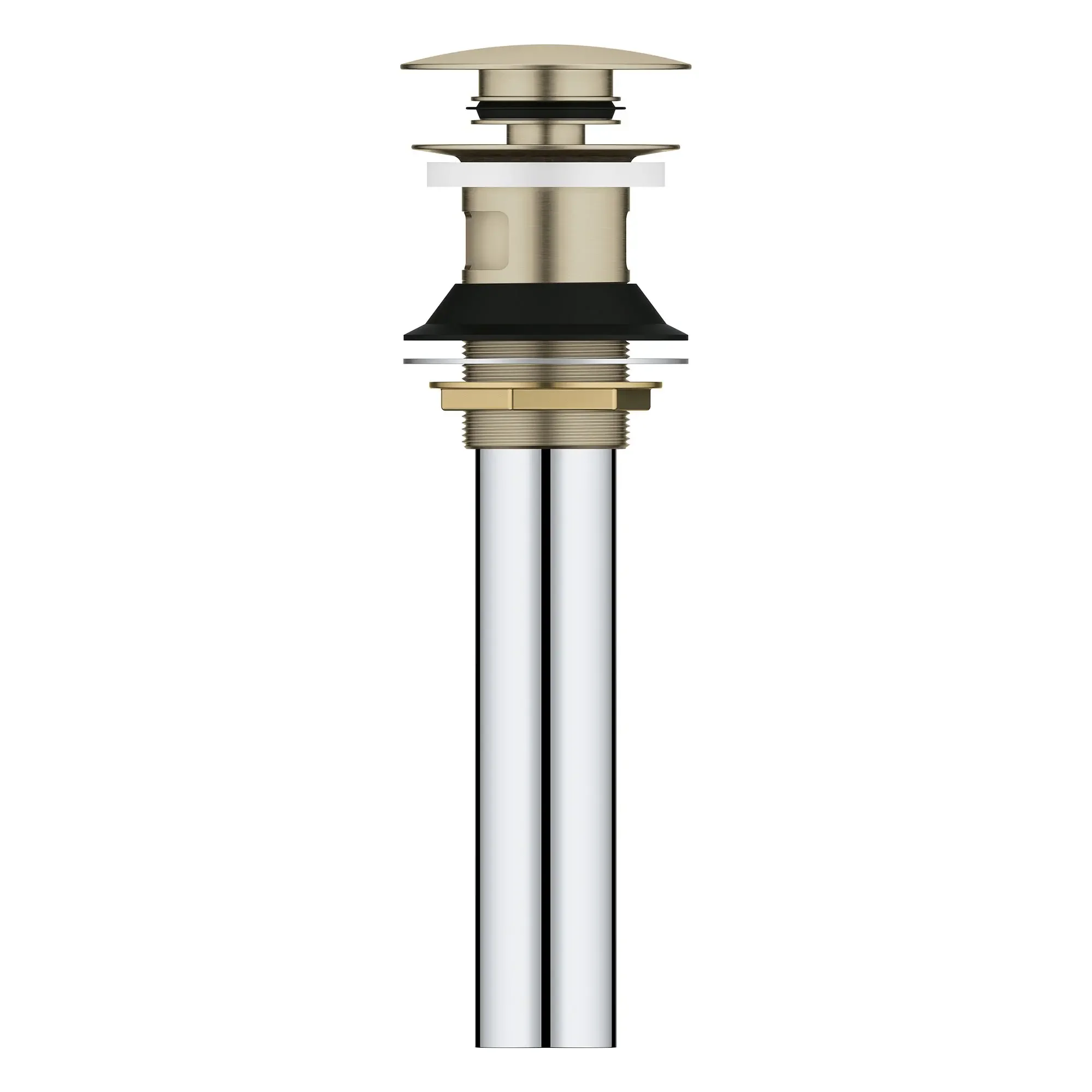 Bathroom Sink Push Drain with Overflow - Image 9