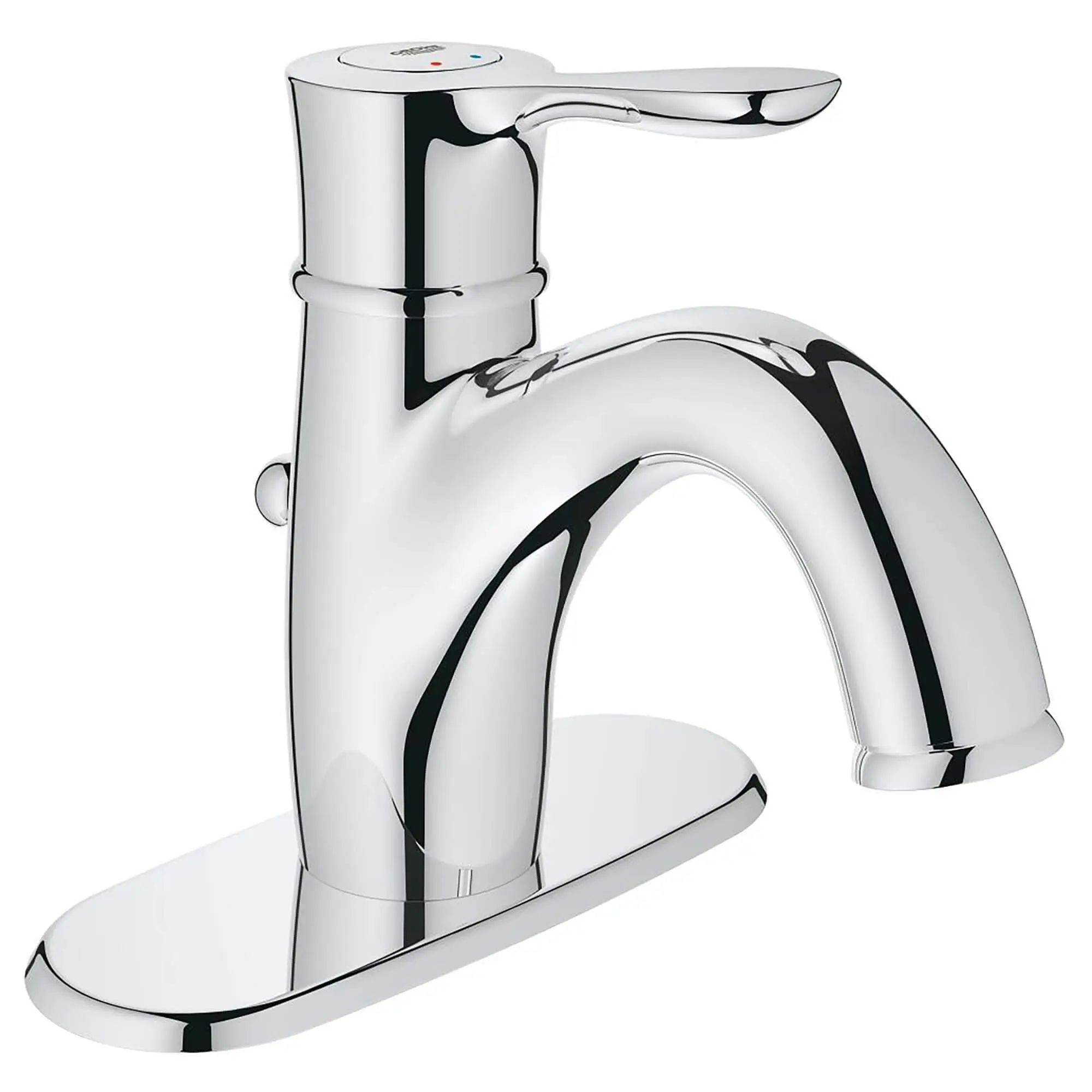 Centerset Single-Handle Single-Hole Bathroom Faucet With Escutcheon - 1.2 GPM - Image 2