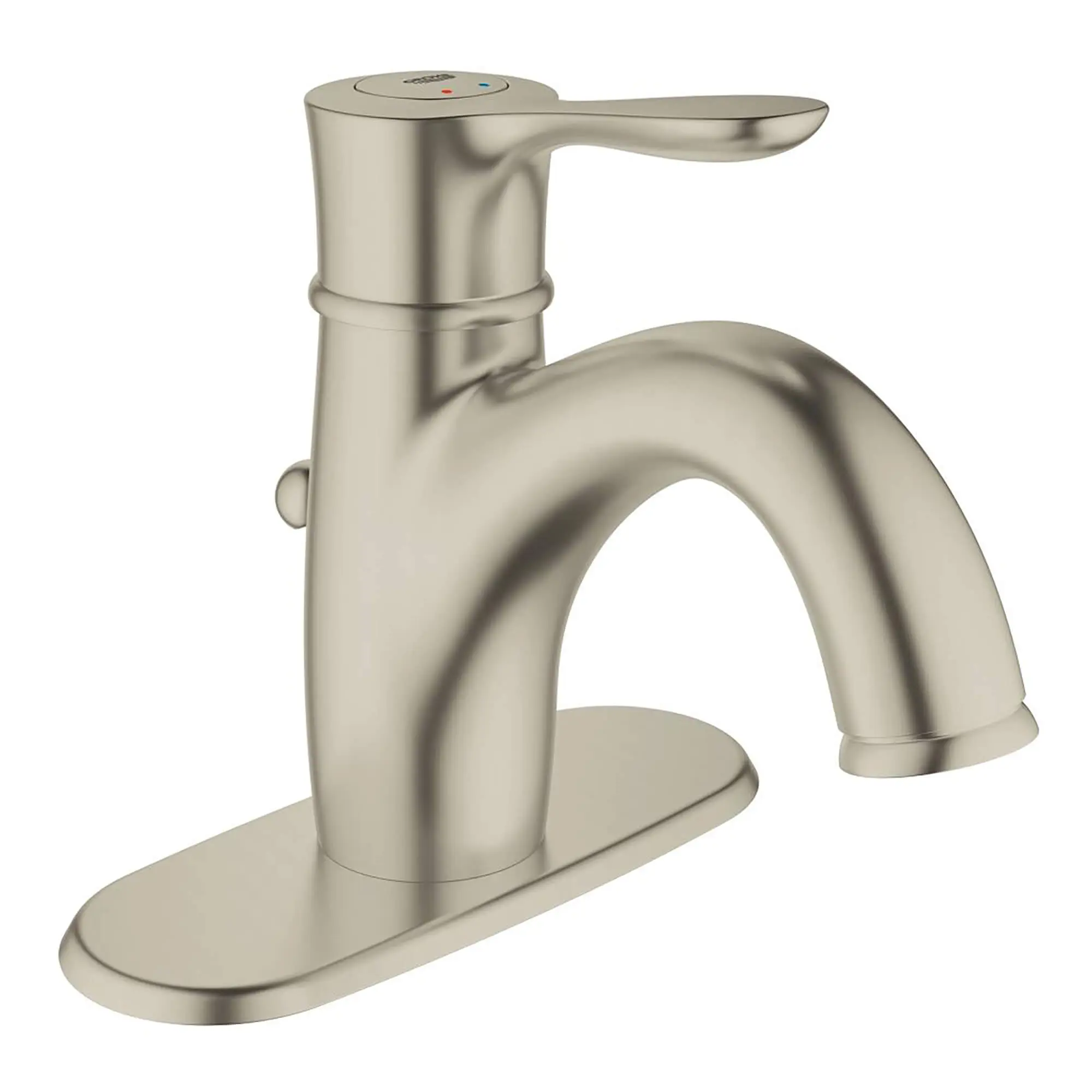 Centerset Single-Handle Single-Hole Bathroom Faucet With Escutcheon - 1.5 GPM - Image 2