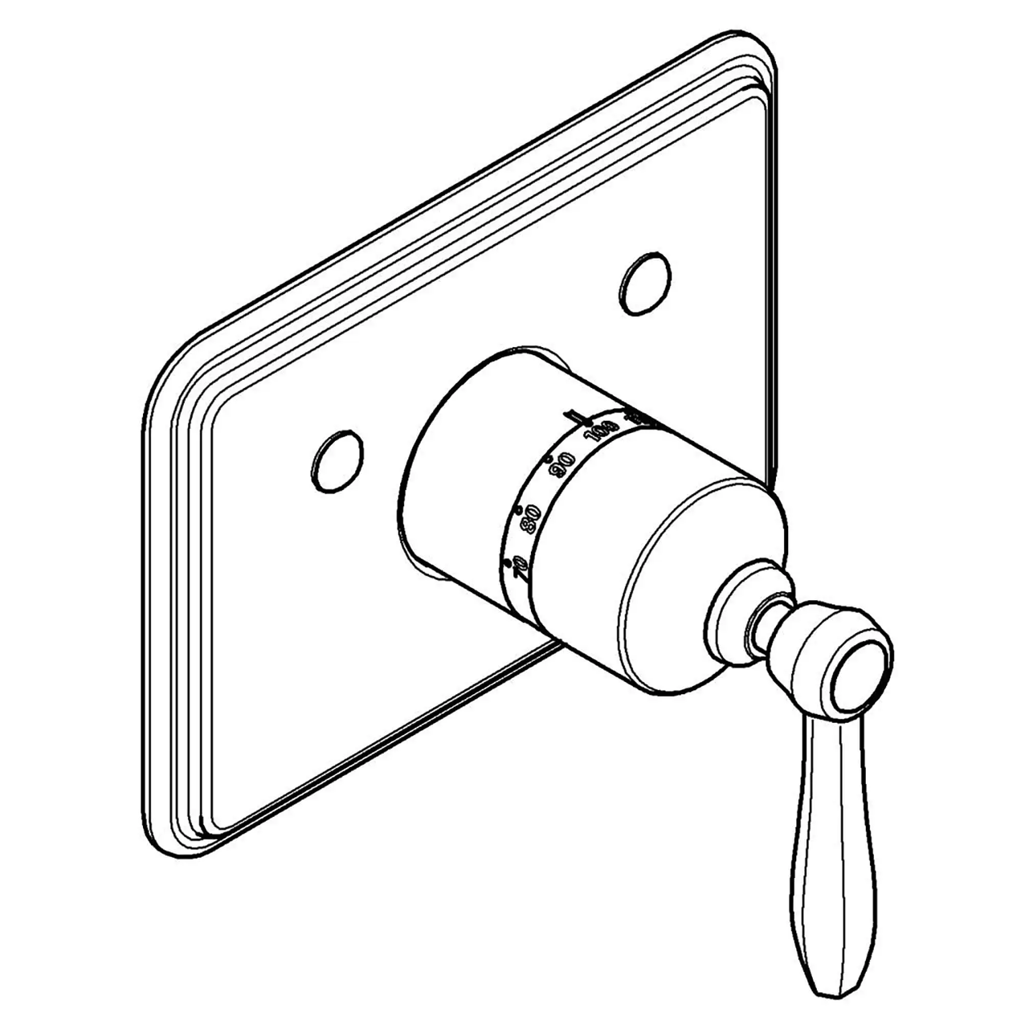 Central Thermostatic Valve Trim - Image 5