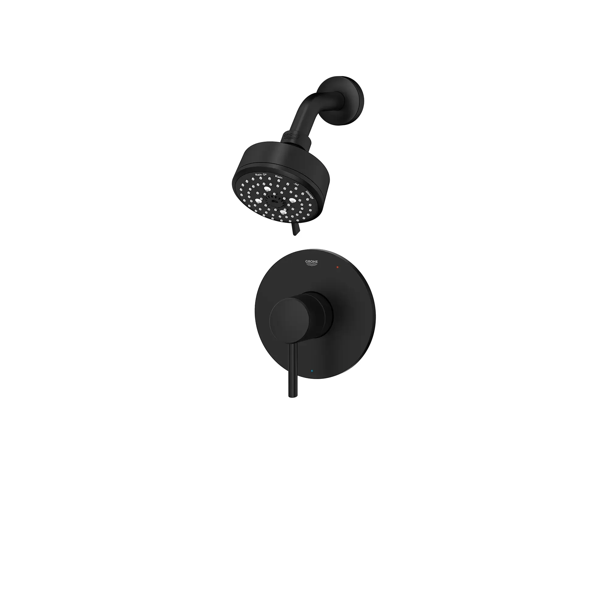 Concetto Pressure Balance Valve Shower Trim Kit - Image 10