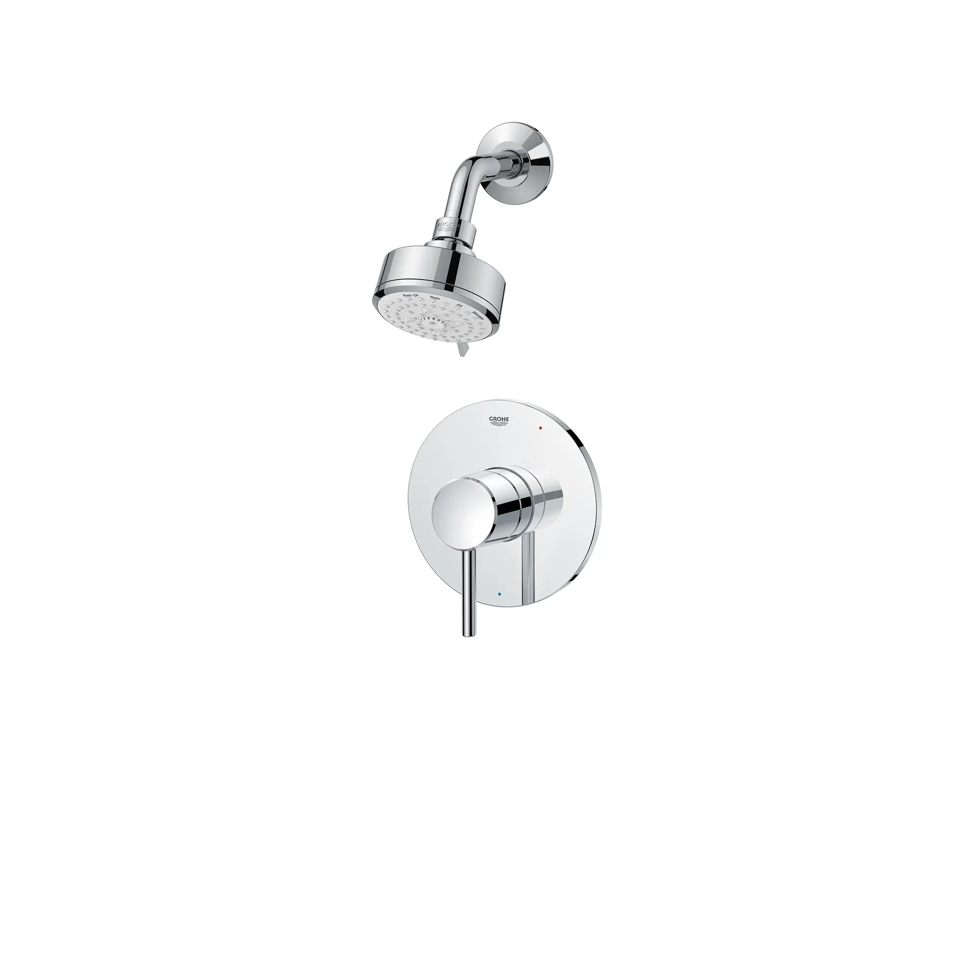 Concetto Pressure Balance Valve Shower Trim Kit - Image 3