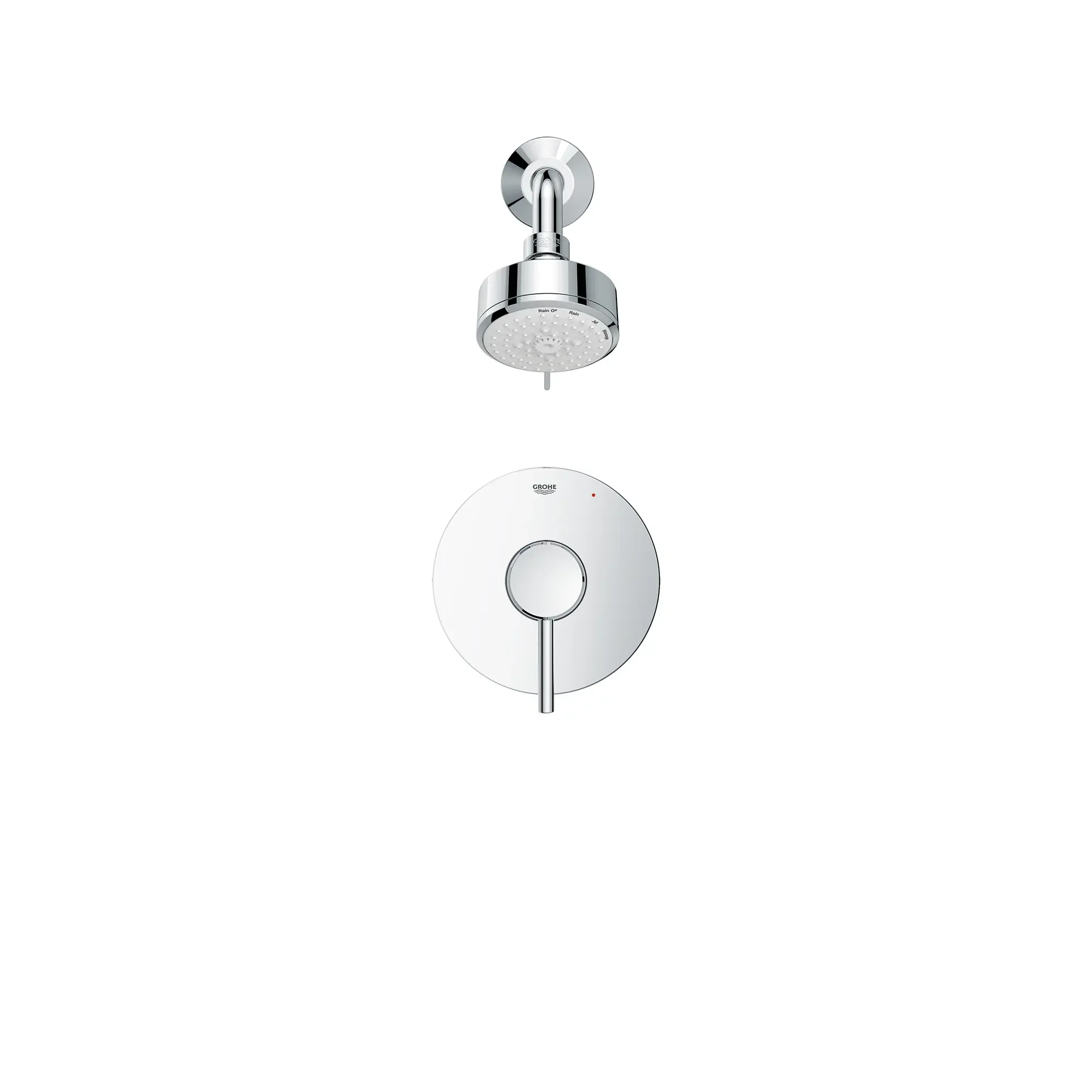 Concetto Pressure Balance Valve Shower Trim Kit - Image 4
