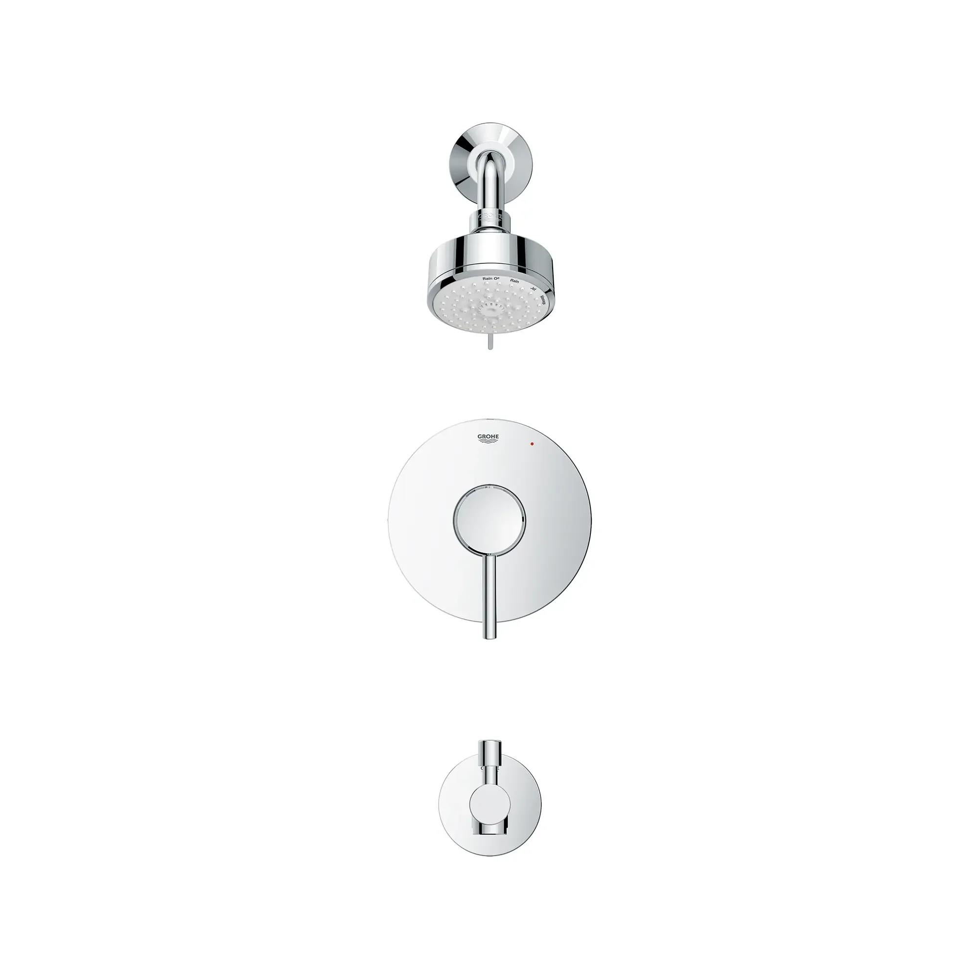Concetto Pressure Balance Valve Tub/Shower Trim Kit - Image 11