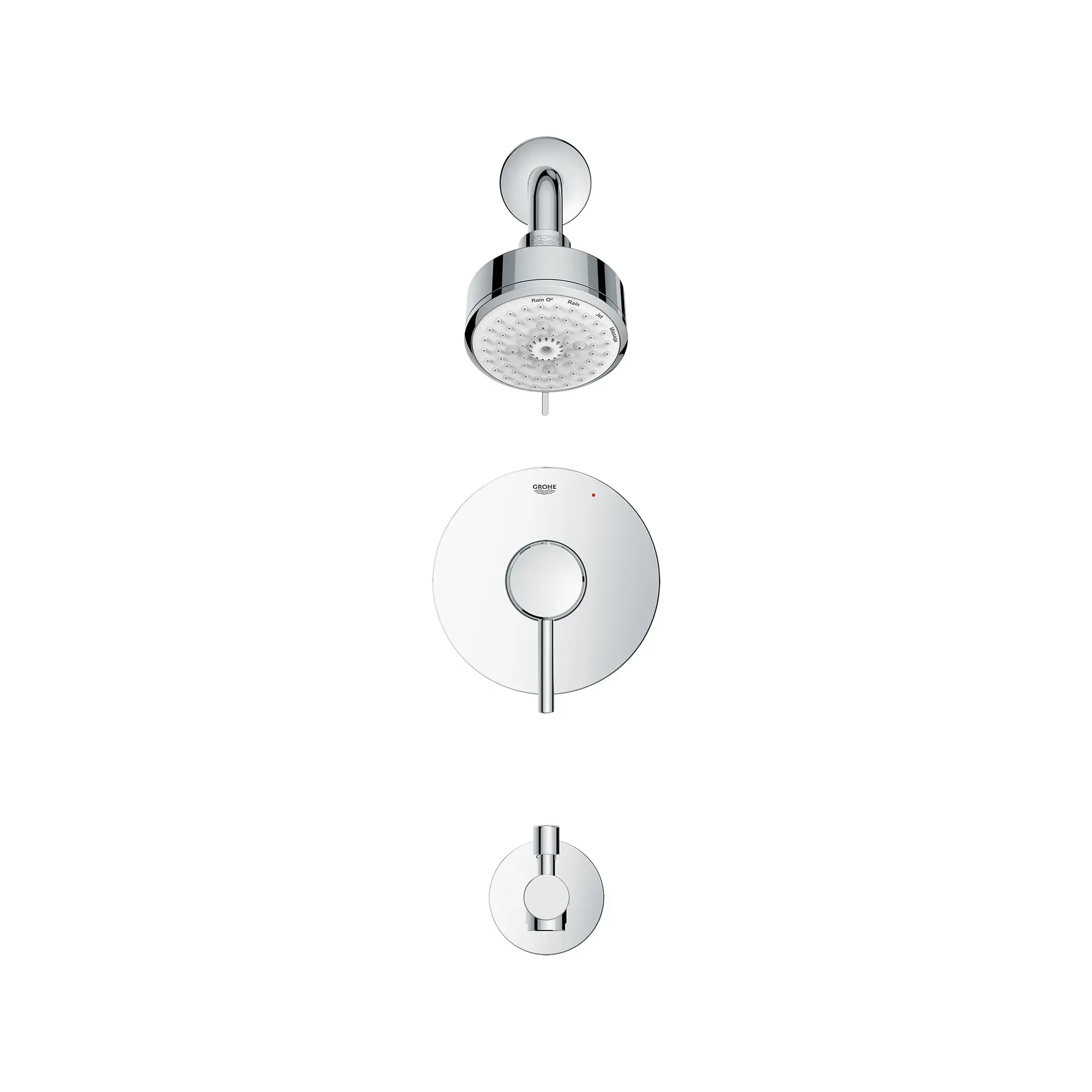 Concetto Pressure Balance Valve Tub/Shower Trim Kit - Image 12