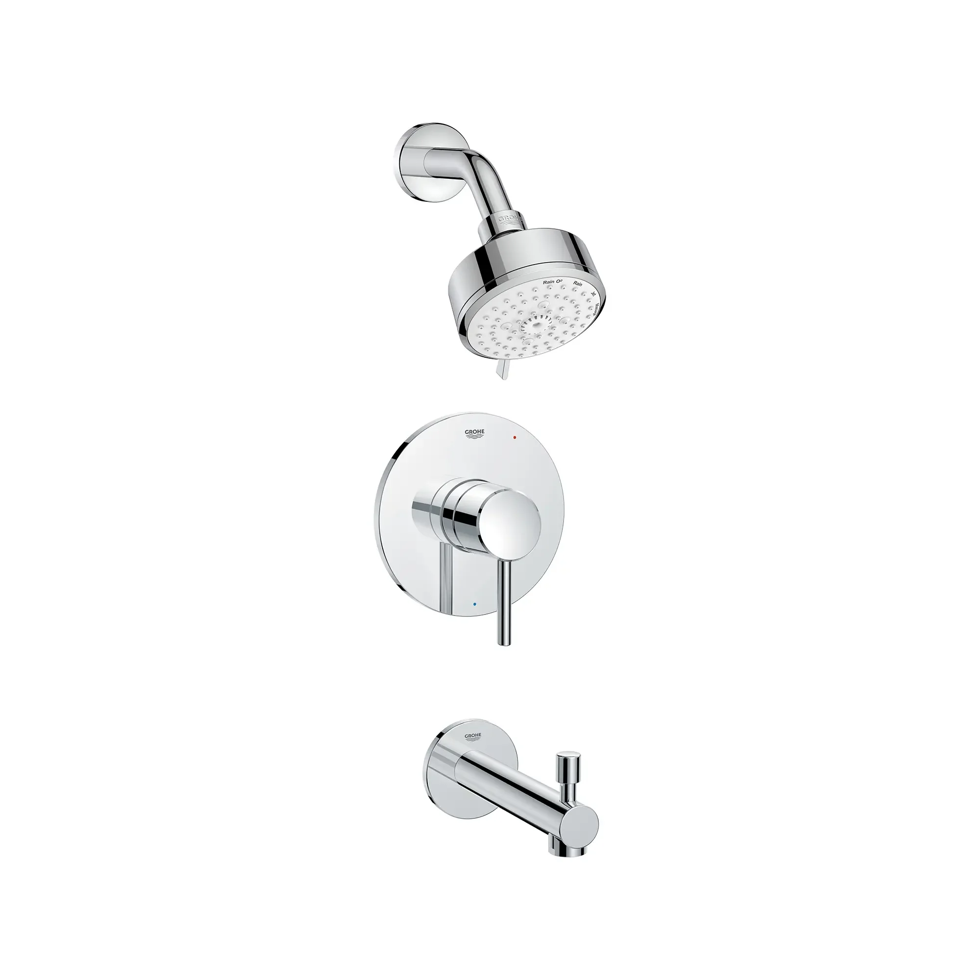 Concetto Pressure Balance Valve Tub/Shower Trim Kit - Image 14