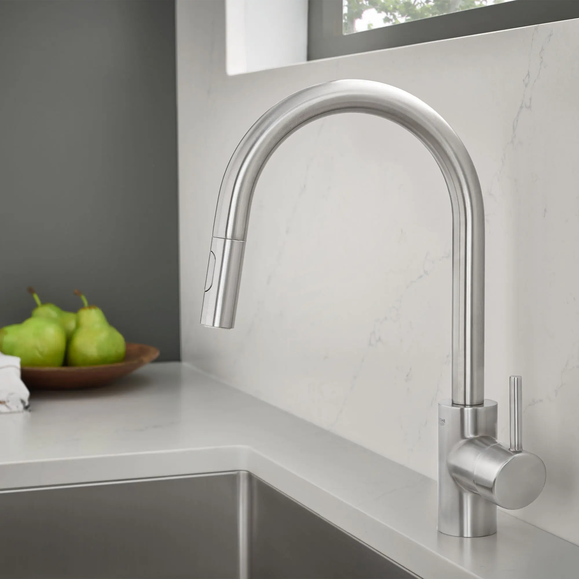Concetto Single-Handle Pull-Down Kitchen Faucet Dual Spray 1.75 GPM (6.6 L/min) - Image 37