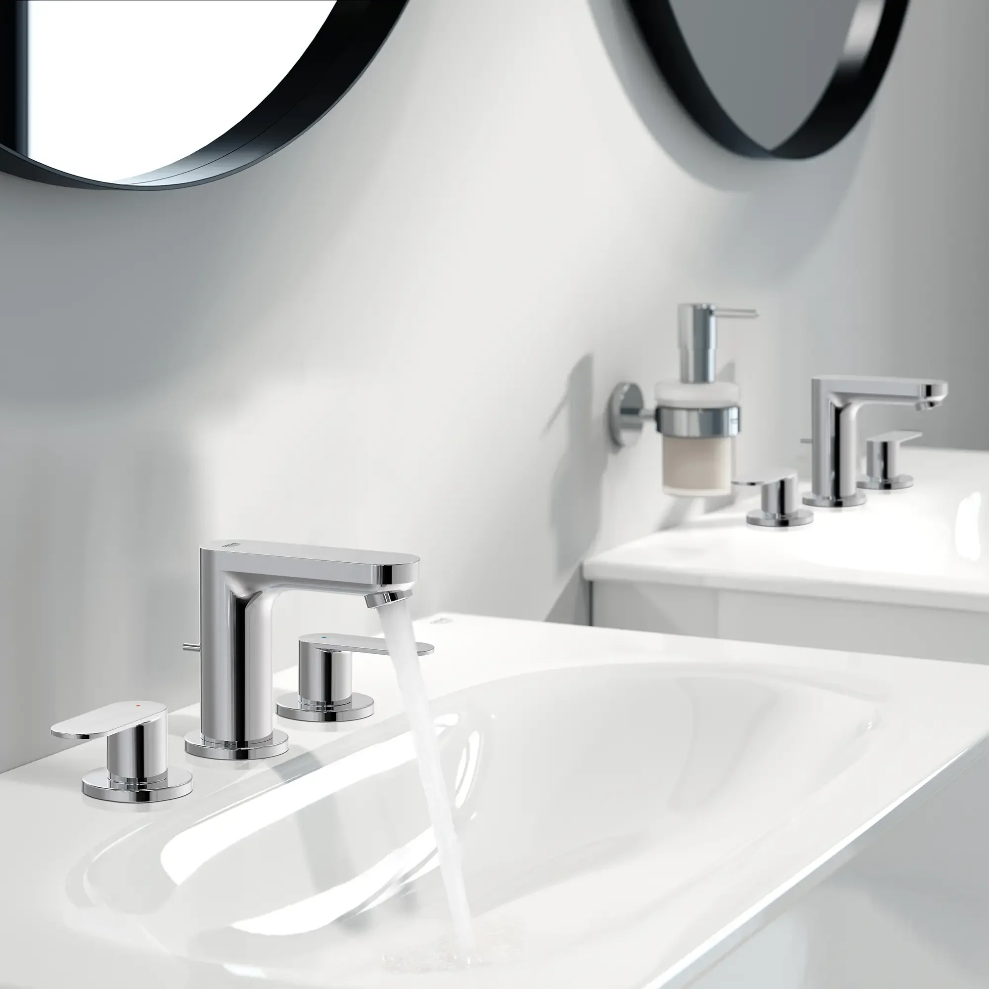 Cosmopolitan 8 in. Widespread 2-Handle Bathroom Faucet - 1.5 GPM - Image 5
