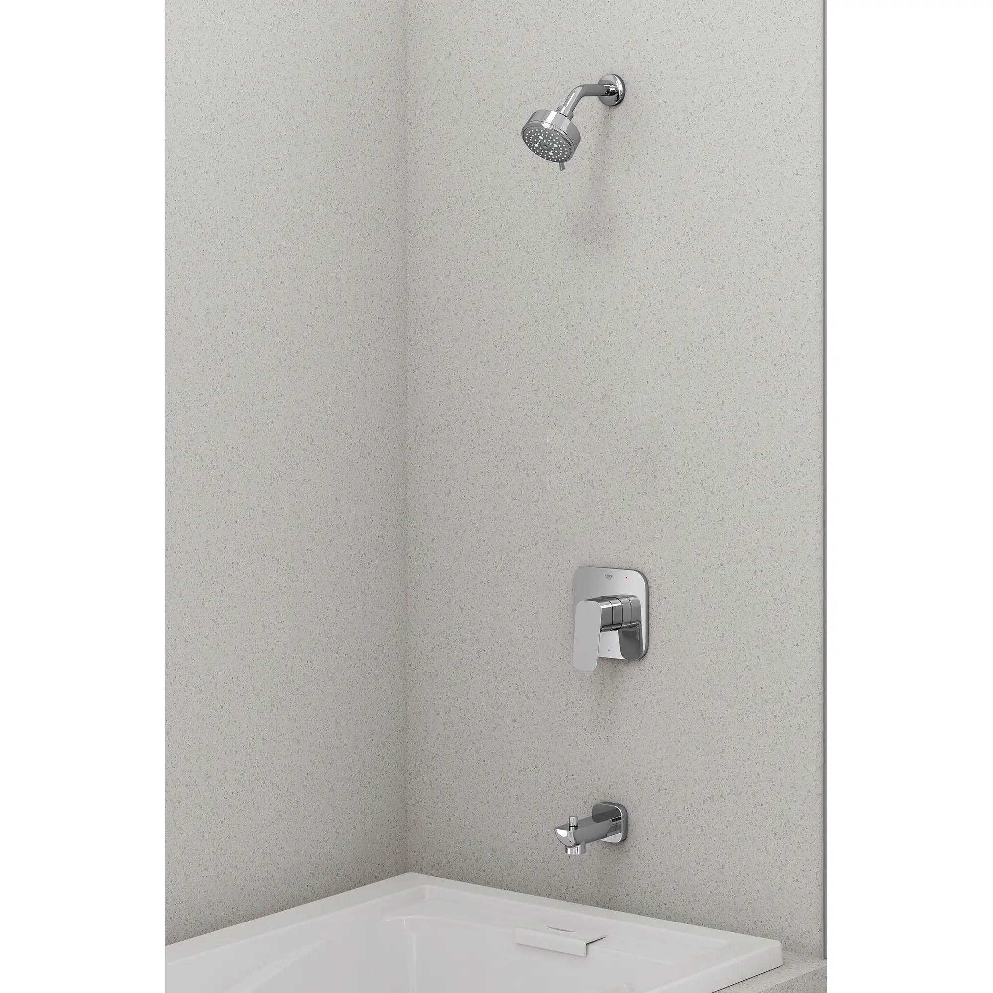 Cubeo Pressure Balance Valve Tub/Shower Trim Kit - Image 5