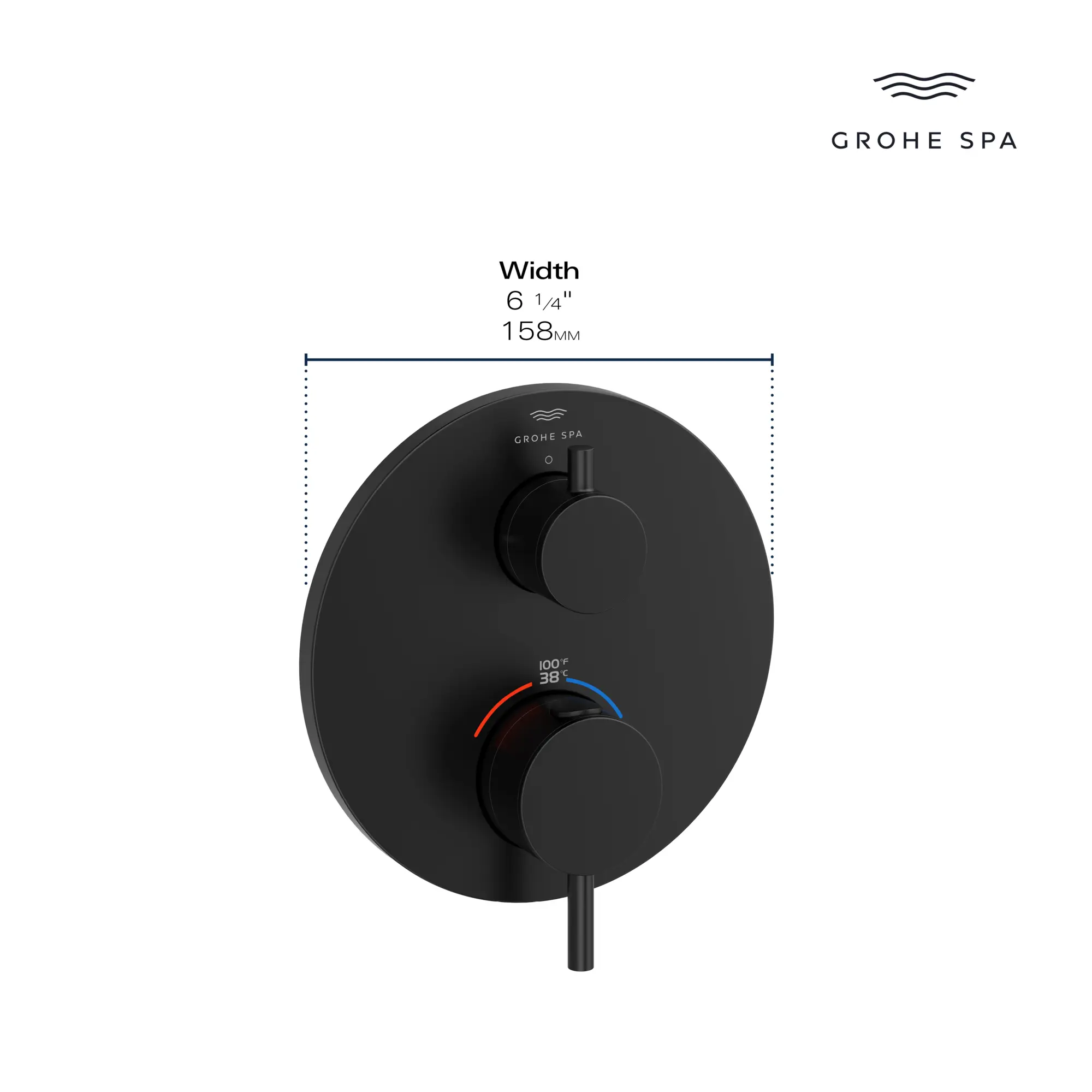 Dual Function 2-Handle Thermostatic Valve Trim - Image 9