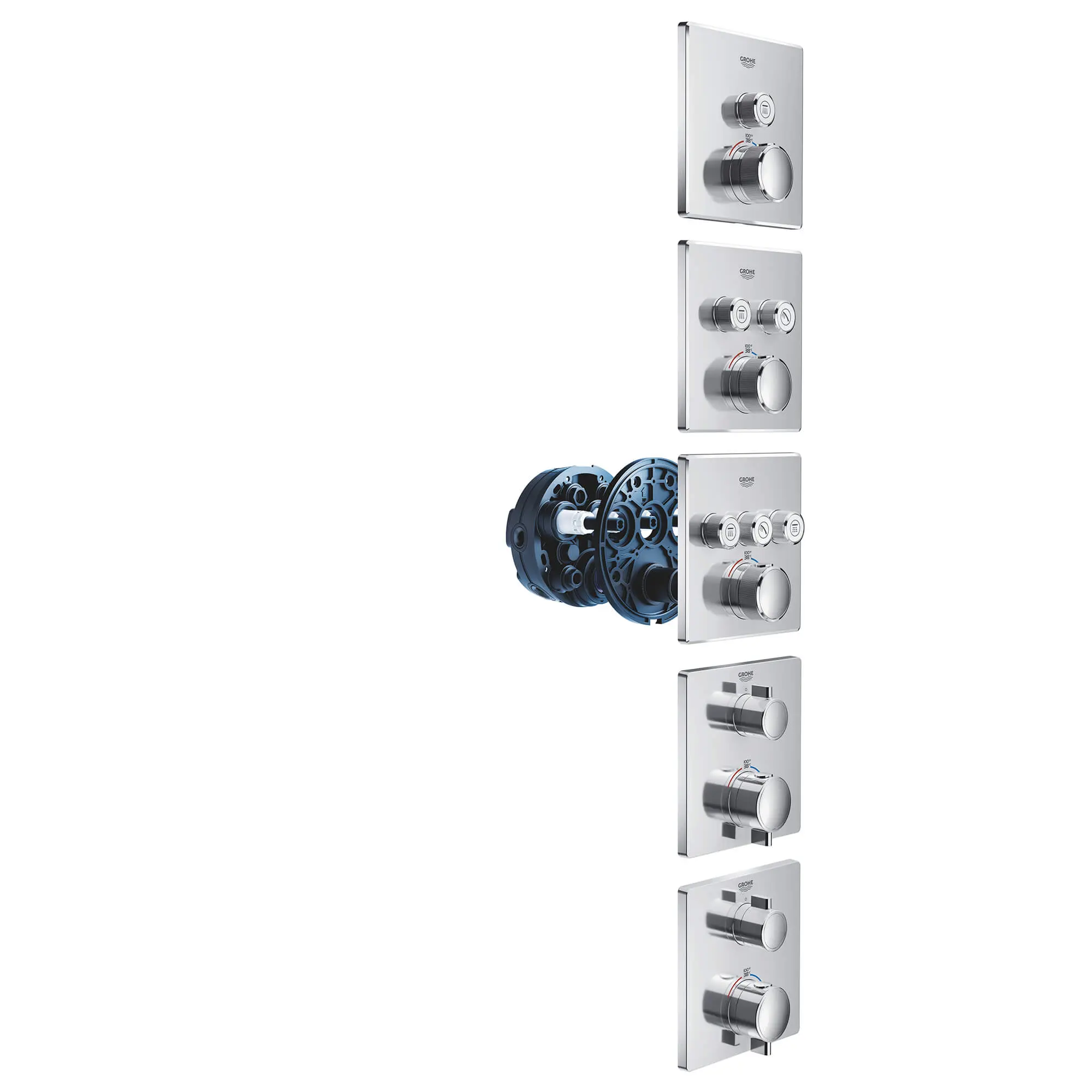 Dual Function 2-Handle Thermostatic Valve Trim - Image 7