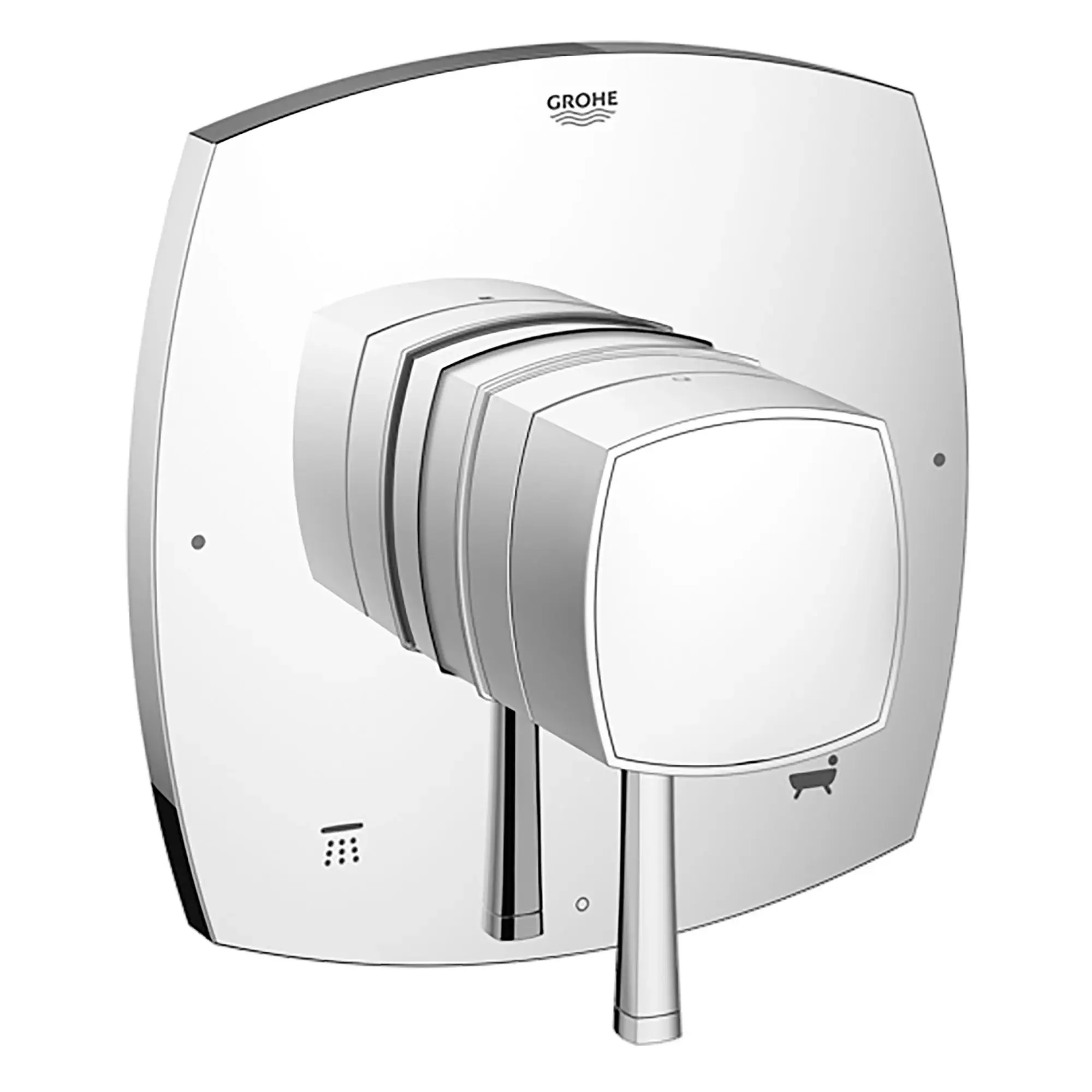 Dual Function Pressure Balance Trim with Control Module - Image 4