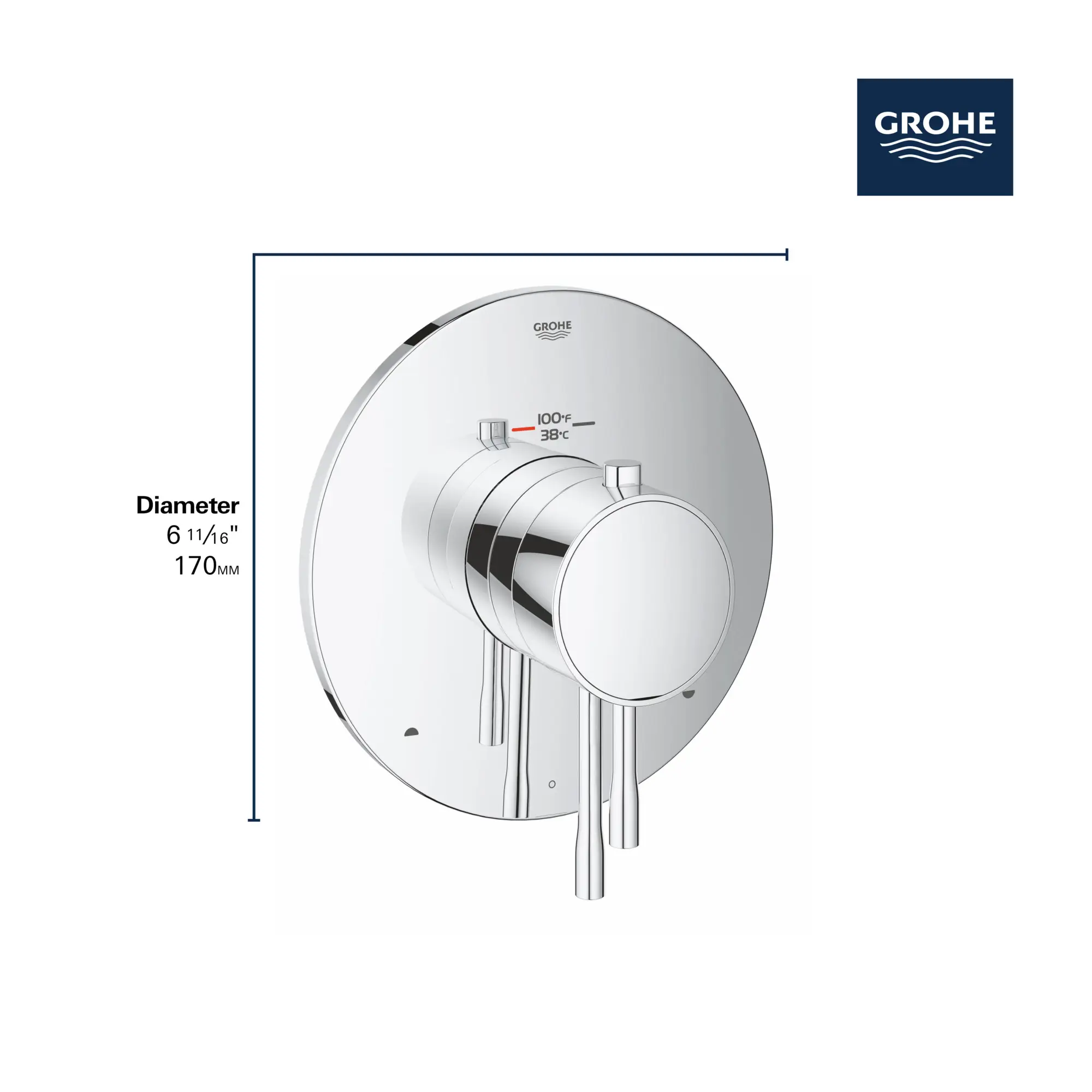 Dual Function Thermostatic Valve Trim - Image 5