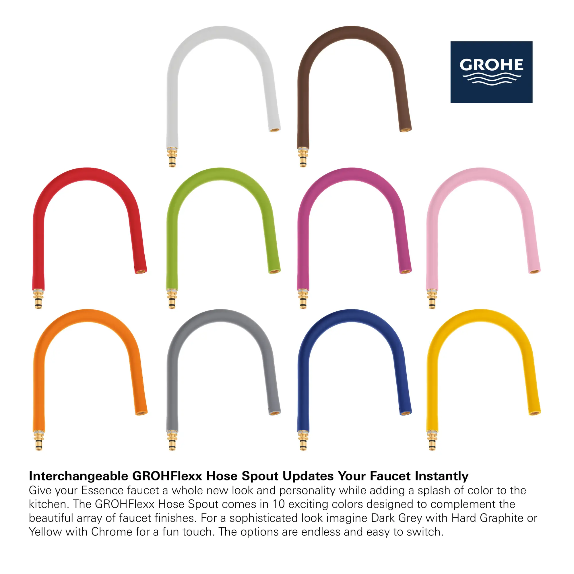 Essence Single-Handle Semi-Pro Dual Spray Kitchen Faucet 1.75 GPM (6.6 L/min) - Image 14