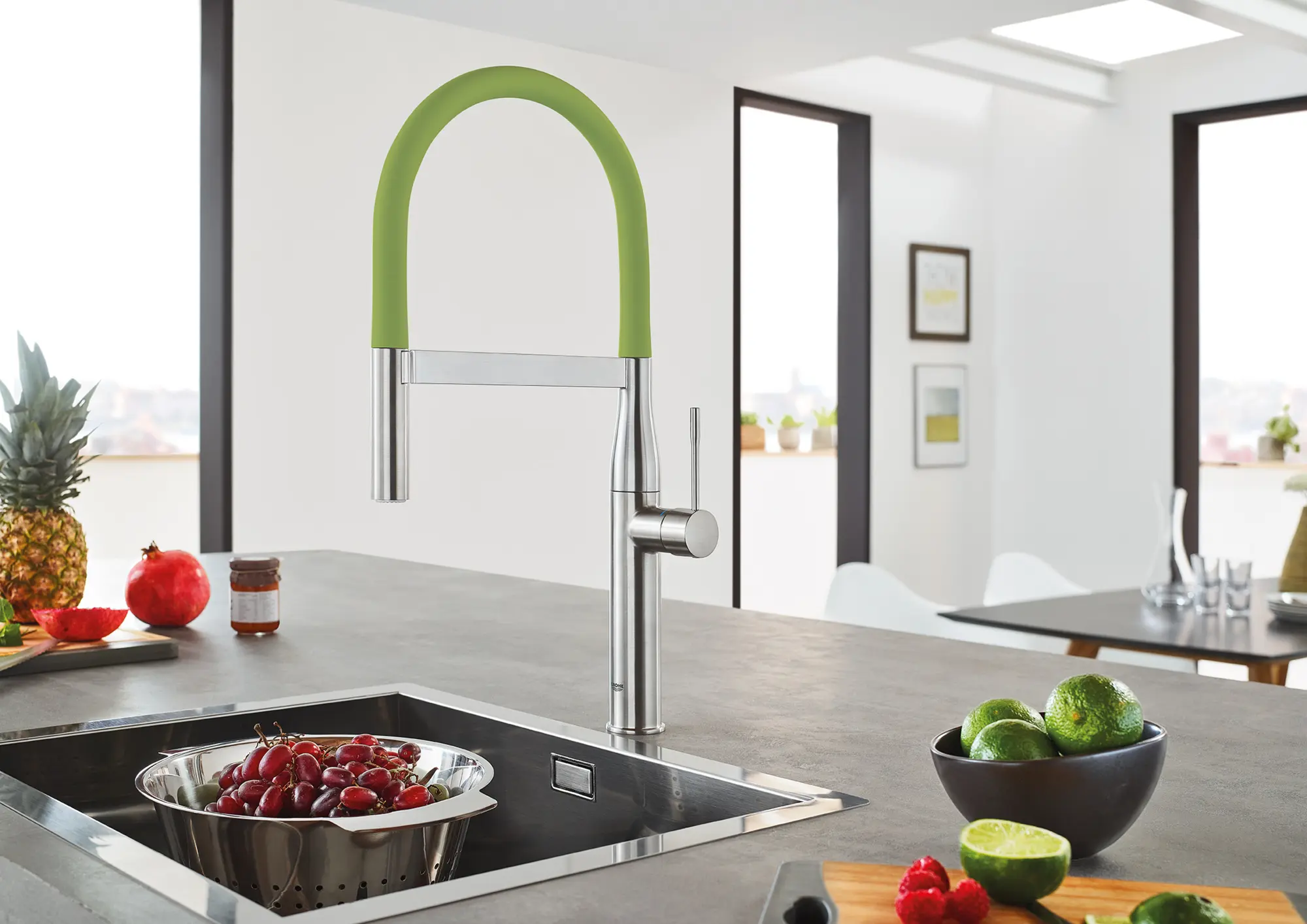 Essence Single-Handle Semi-Pro Dual Spray Kitchen Faucet 1.75 GPM (6.6 L/min) - Image 24