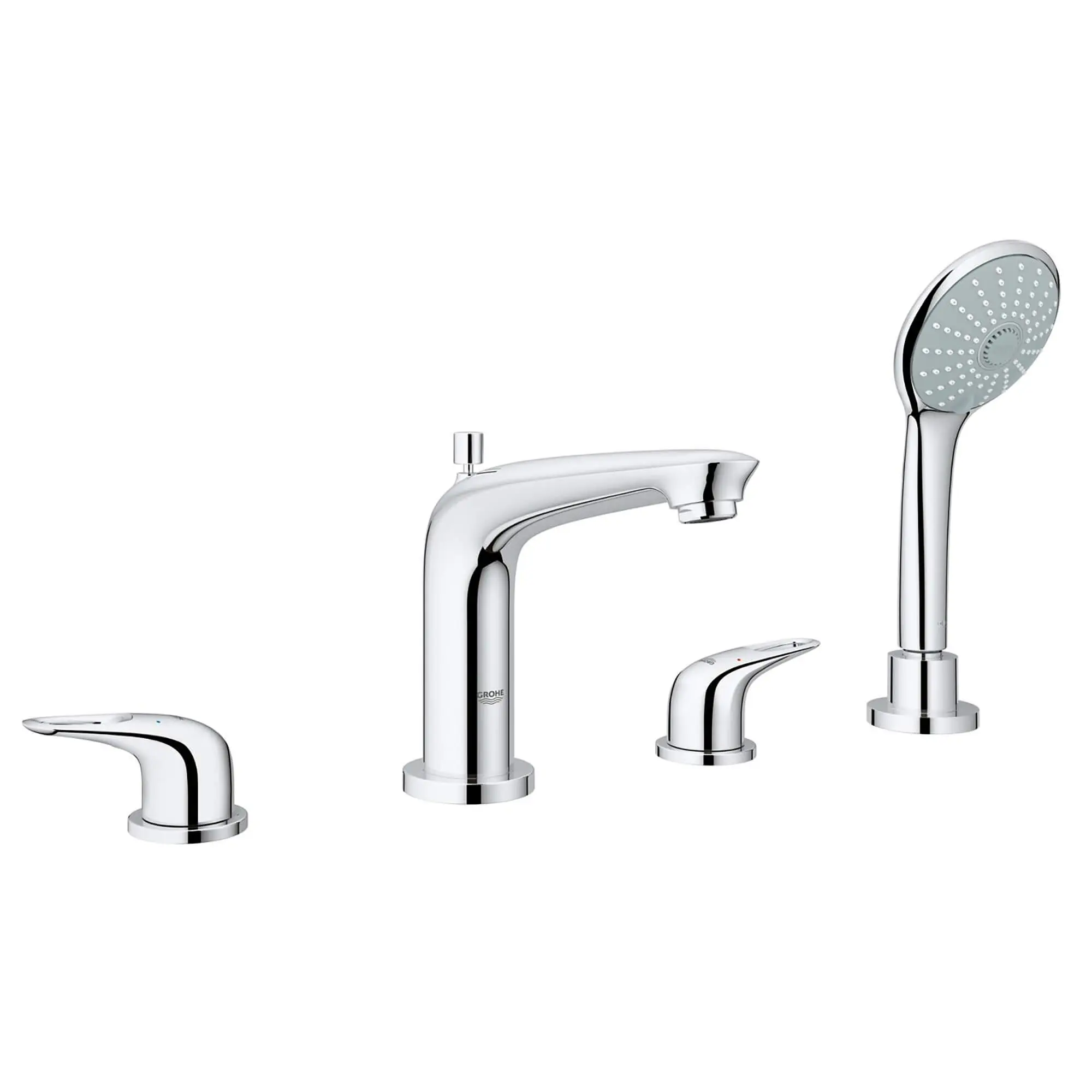 Eurostyle Roman Tub Filler With 2.5 GPM Personal Hand Shower - Image 2