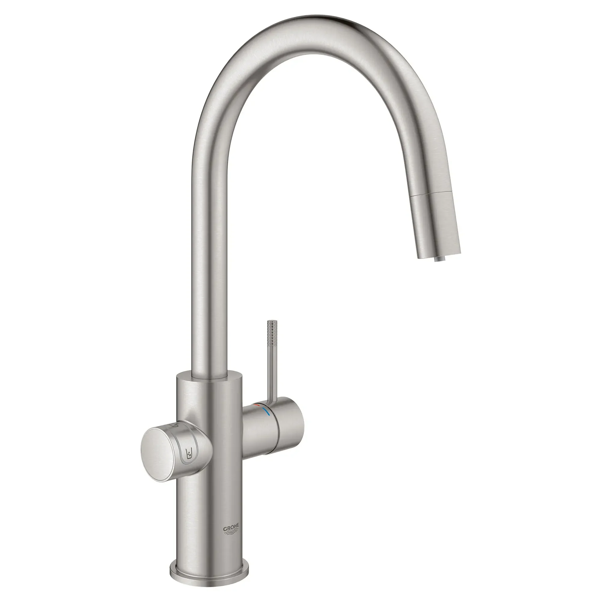 GROHE Blue Single-Handle Pull Down Kitchen Faucet Single Spray 1.75 GPM (6.6 L/min) with Chilled & Sparkling Water - Image 3