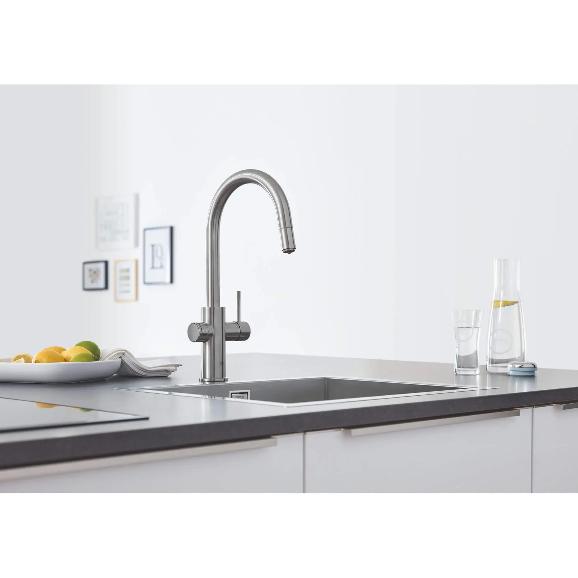 GROHE Blue Water Glasses (6 Pieces) - Image 11