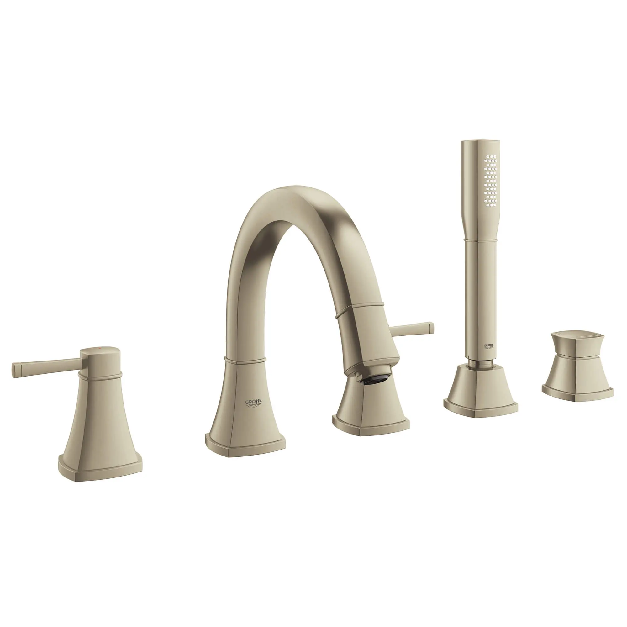 GrohFlex Roman Tub Filler With Personal Hand Shower - Image 2