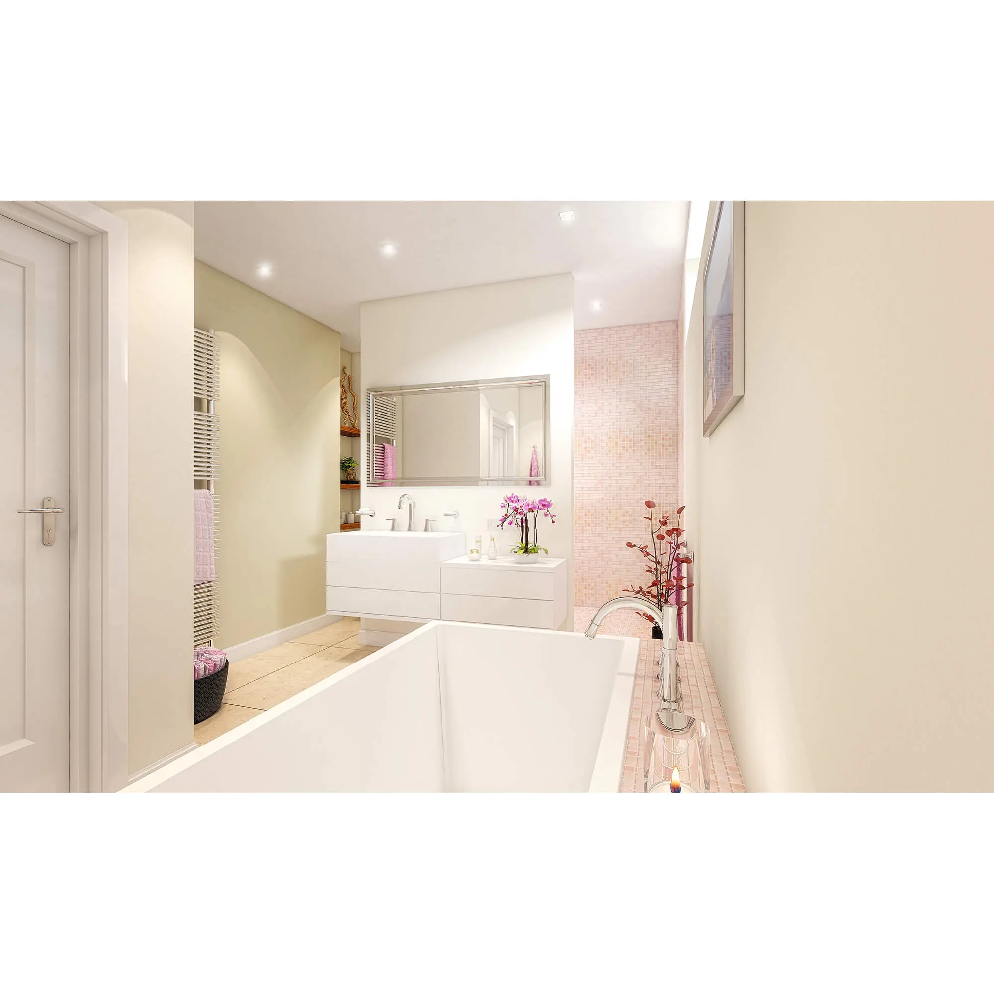 GrohFlex Roman Tub Filler With Personal Hand Shower - Image 4