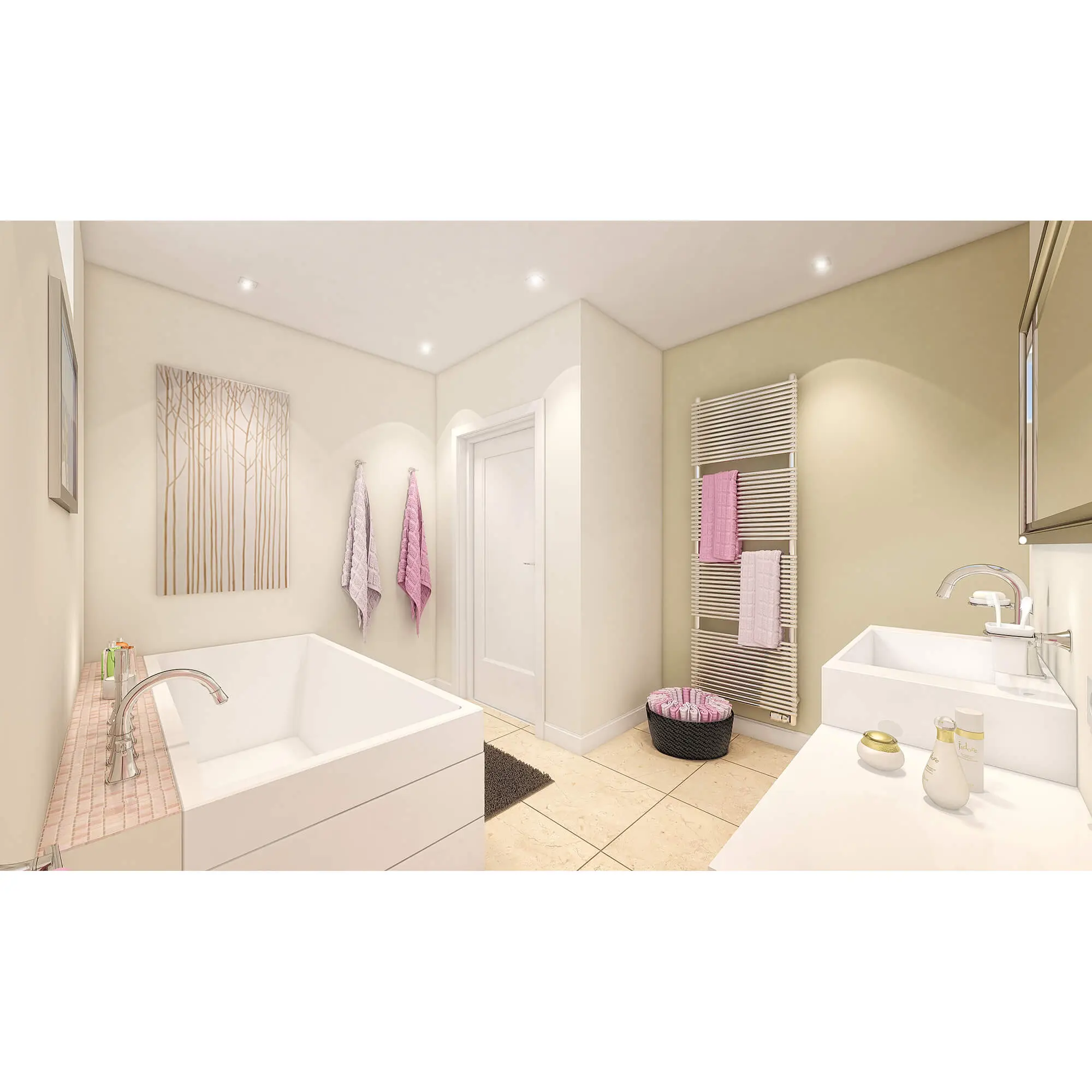 GrohFlex Roman Tub Filler With Personal Hand Shower - Image 6