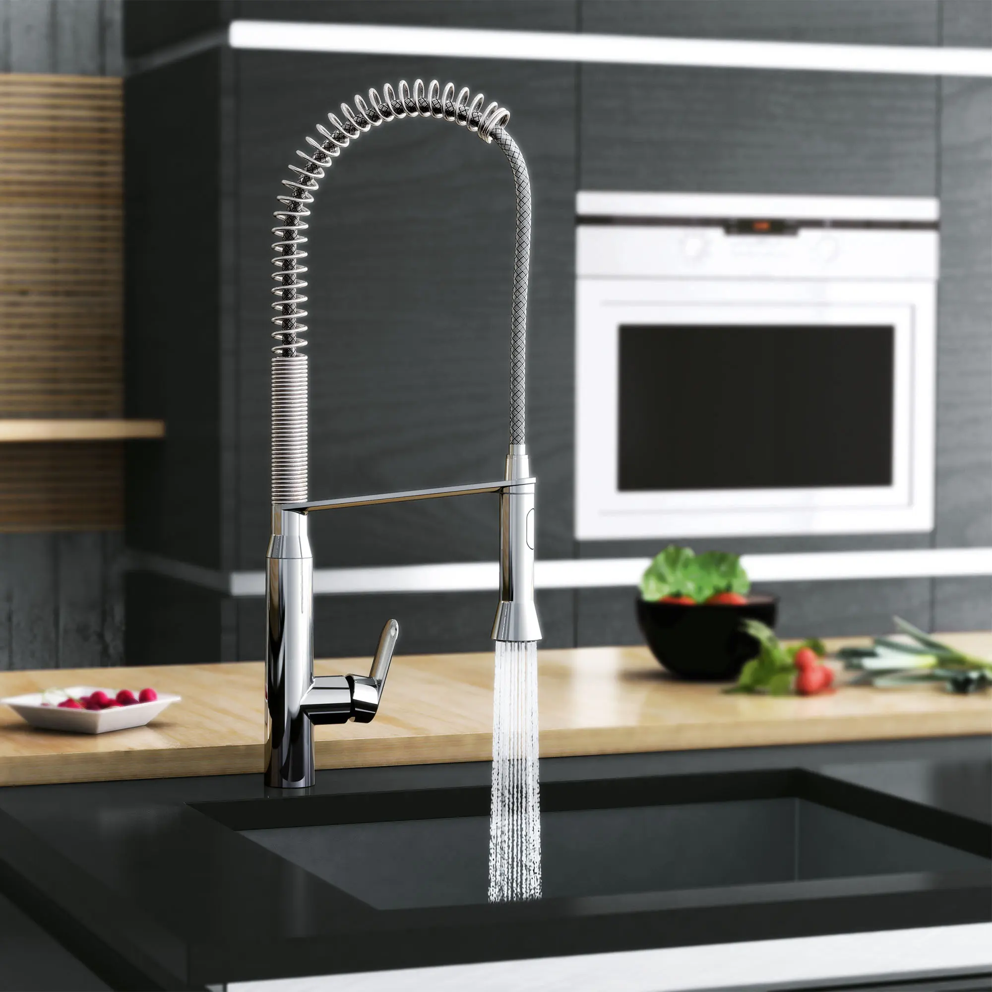 K7 Single-Handle Semi-Pro Dual Spray Kitchen Faucet 1.75 GPM (6.6 L/min) - Image 10