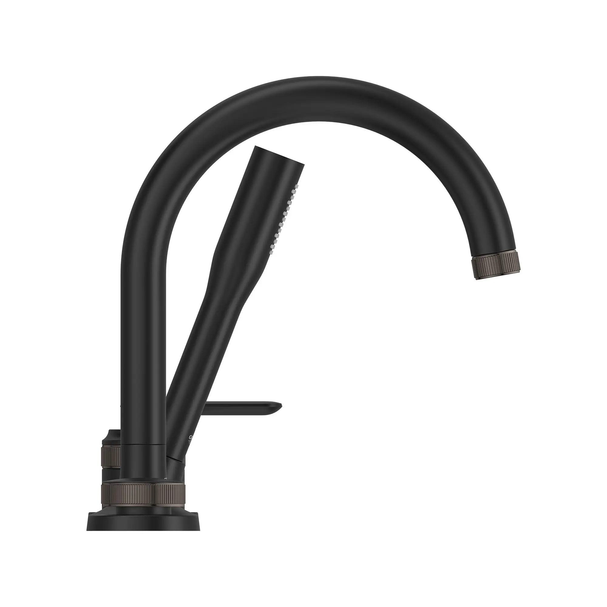 Listra 4-Hole Single-Handle Deck Mount Roman Tub Faucet with 1.75 gpm (6.6L/min) Hand Shower - Image 14