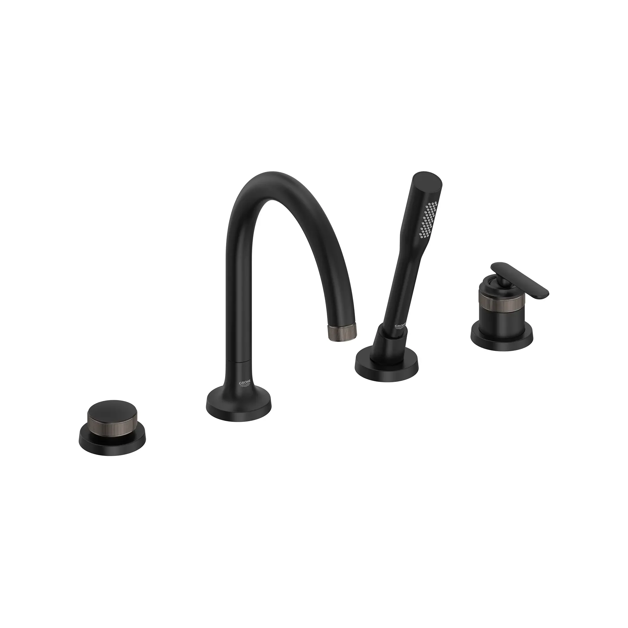 Listra 4-Hole Single-Handle Deck Mount Roman Tub Faucet with 1.75 gpm (6.6L/min) Hand Shower - Image 8