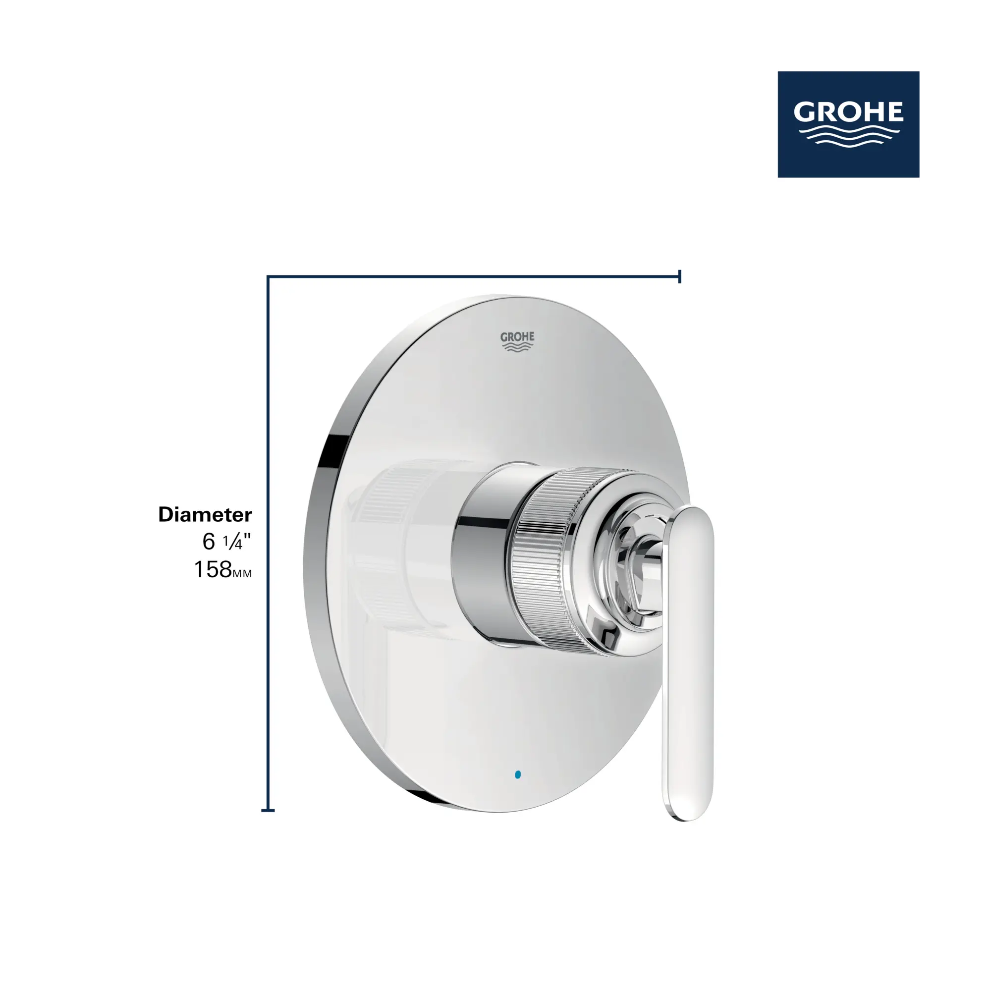 Listra Pressure Balance Valve Trim with Cartridge - Image 10