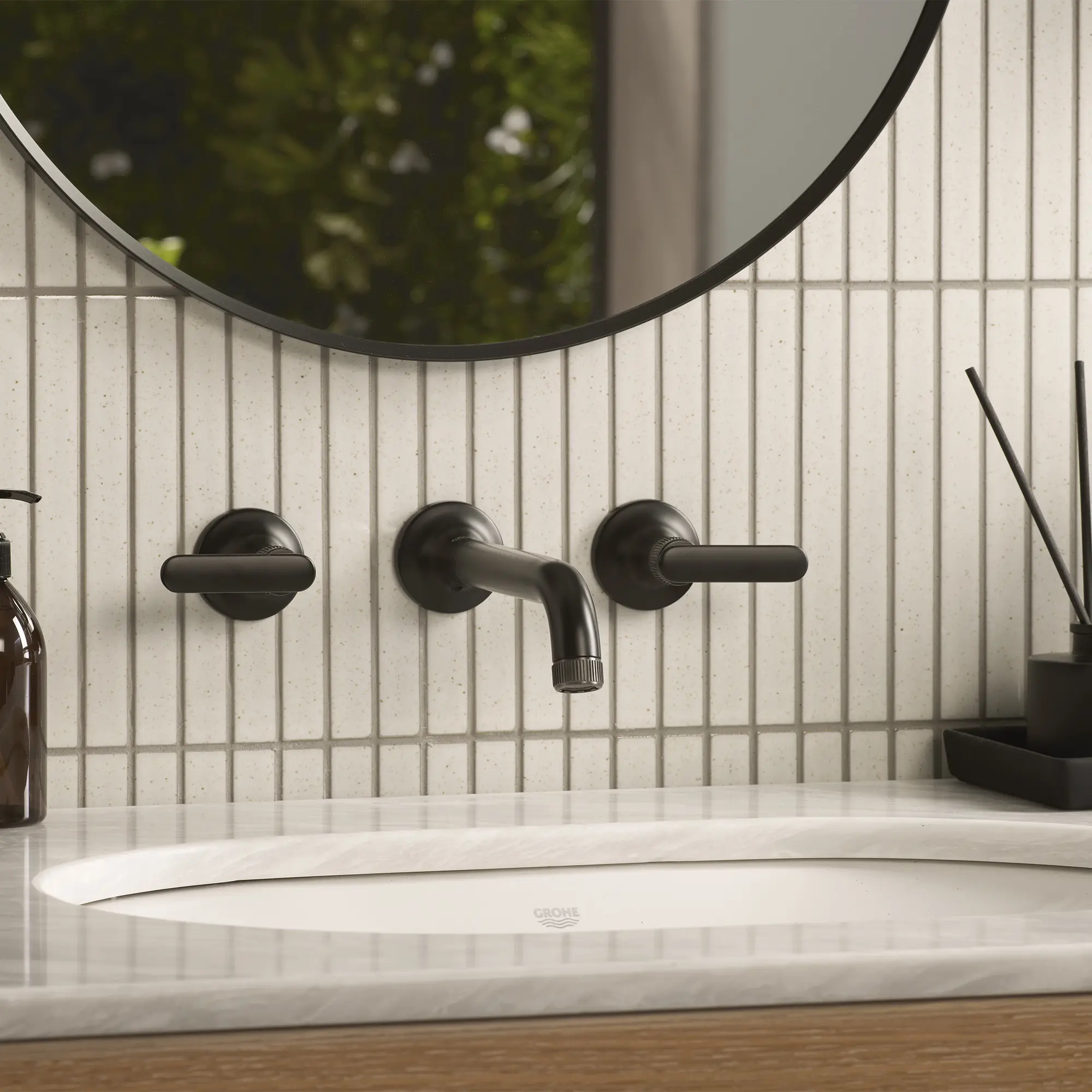 Listra Wall Mount Widespread Bathroom Faucet, 1.2gpm (4.5L/min) - Image 67
