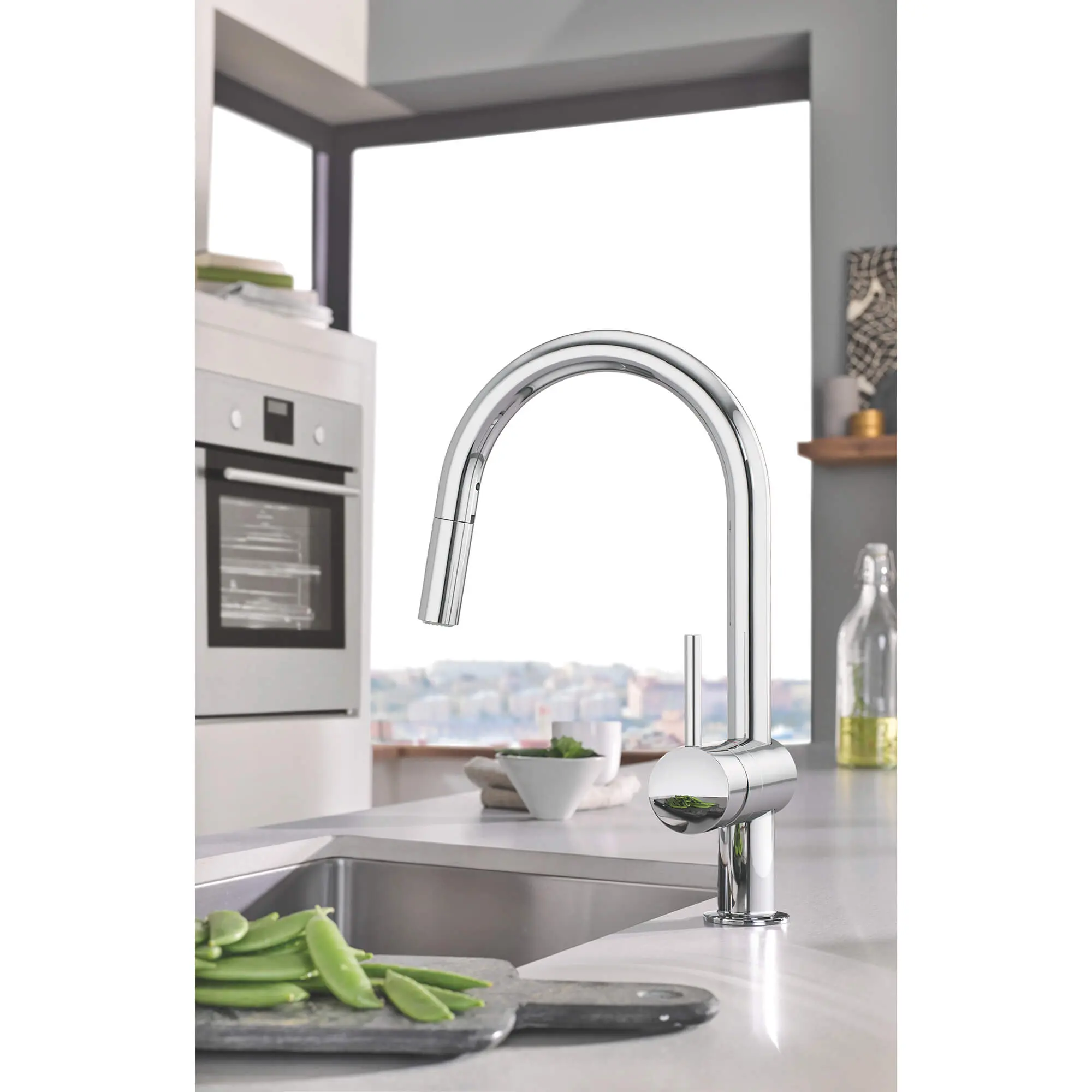 Minta Single-Handle Pull-Down Kitchen Faucet Dual Spray 1.75 GPM (6.6 L/min) - Image 6