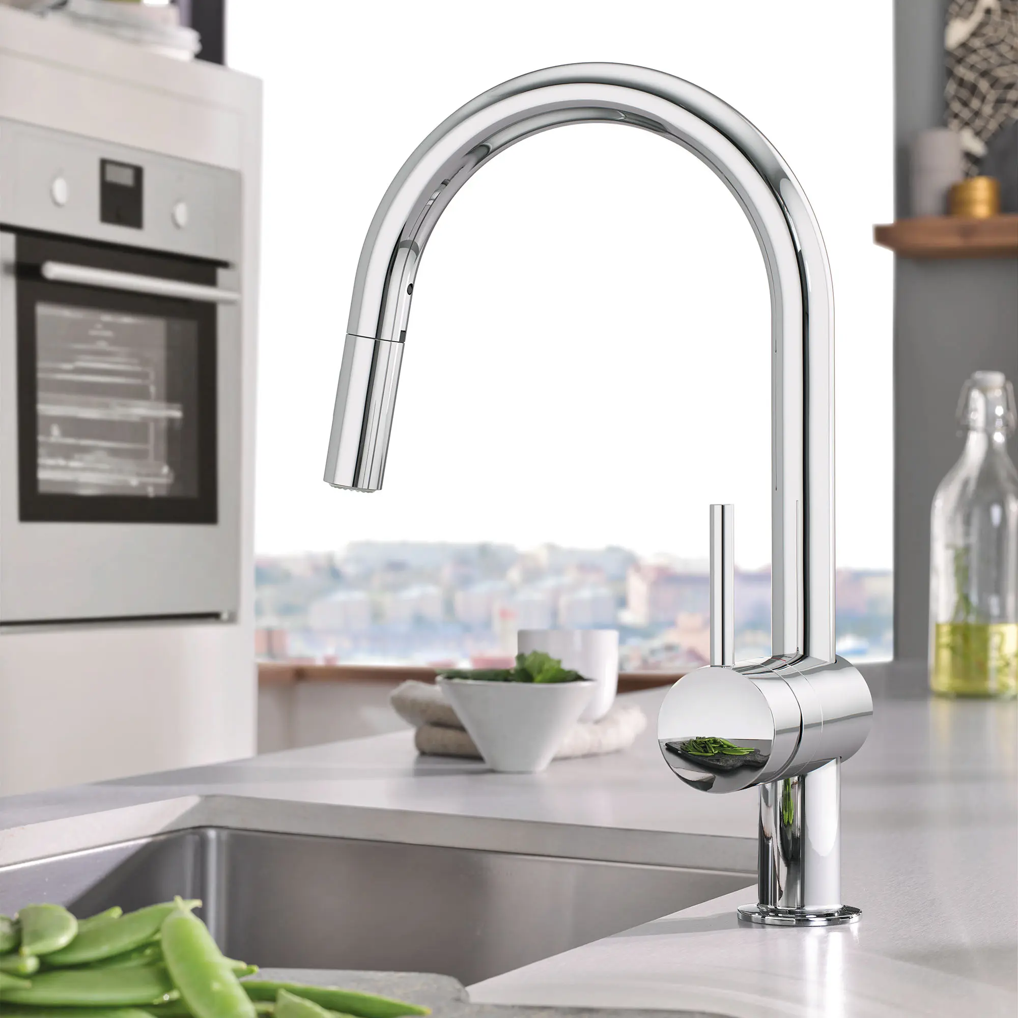 Minta Single-Handle Pull-Down Kitchen Faucet Dual Spray 1.75 GPM (6.6 L/min) - Image 8
