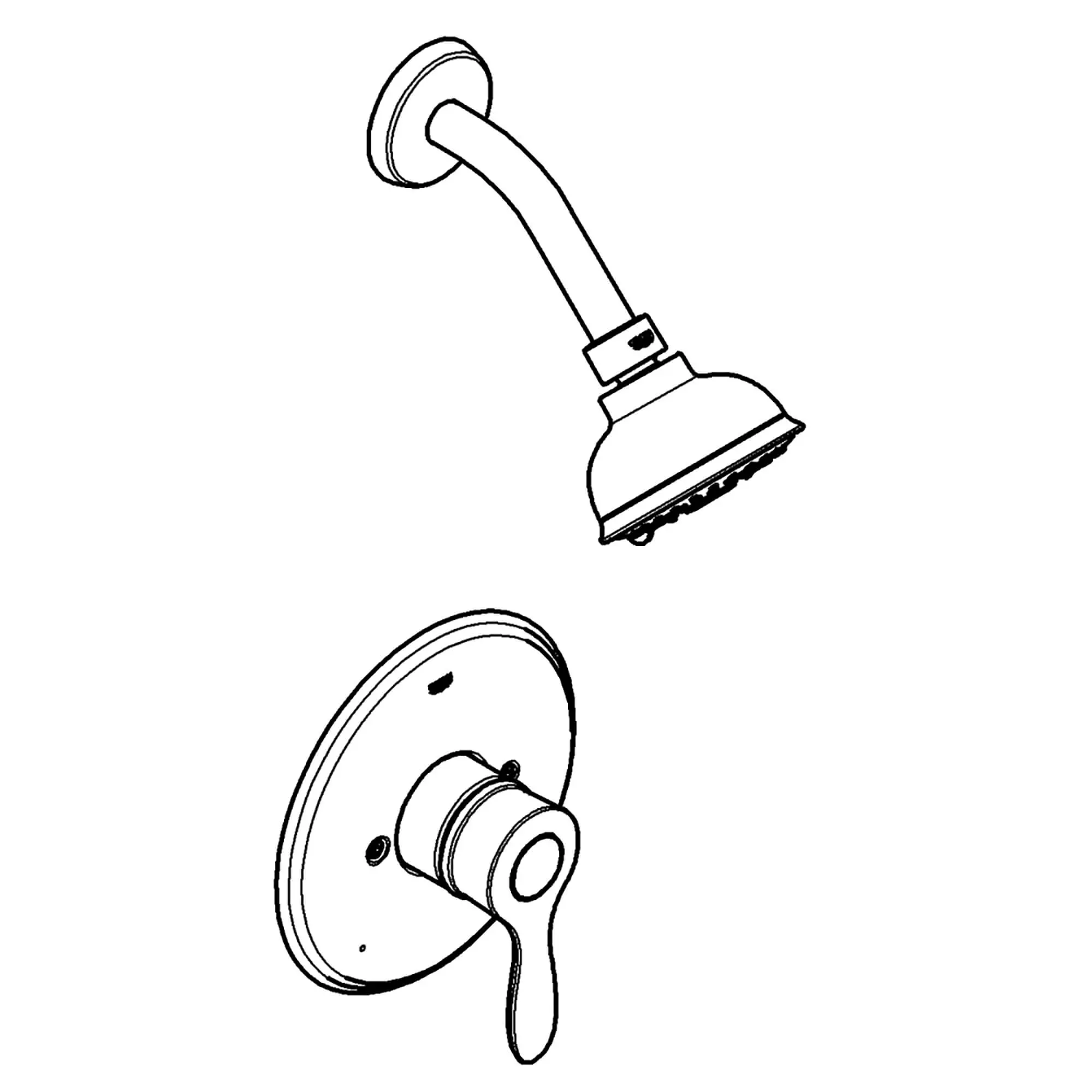 Parkfield Pressure Balance Valve Bathtub/Shower Combo Faucet - Image 2