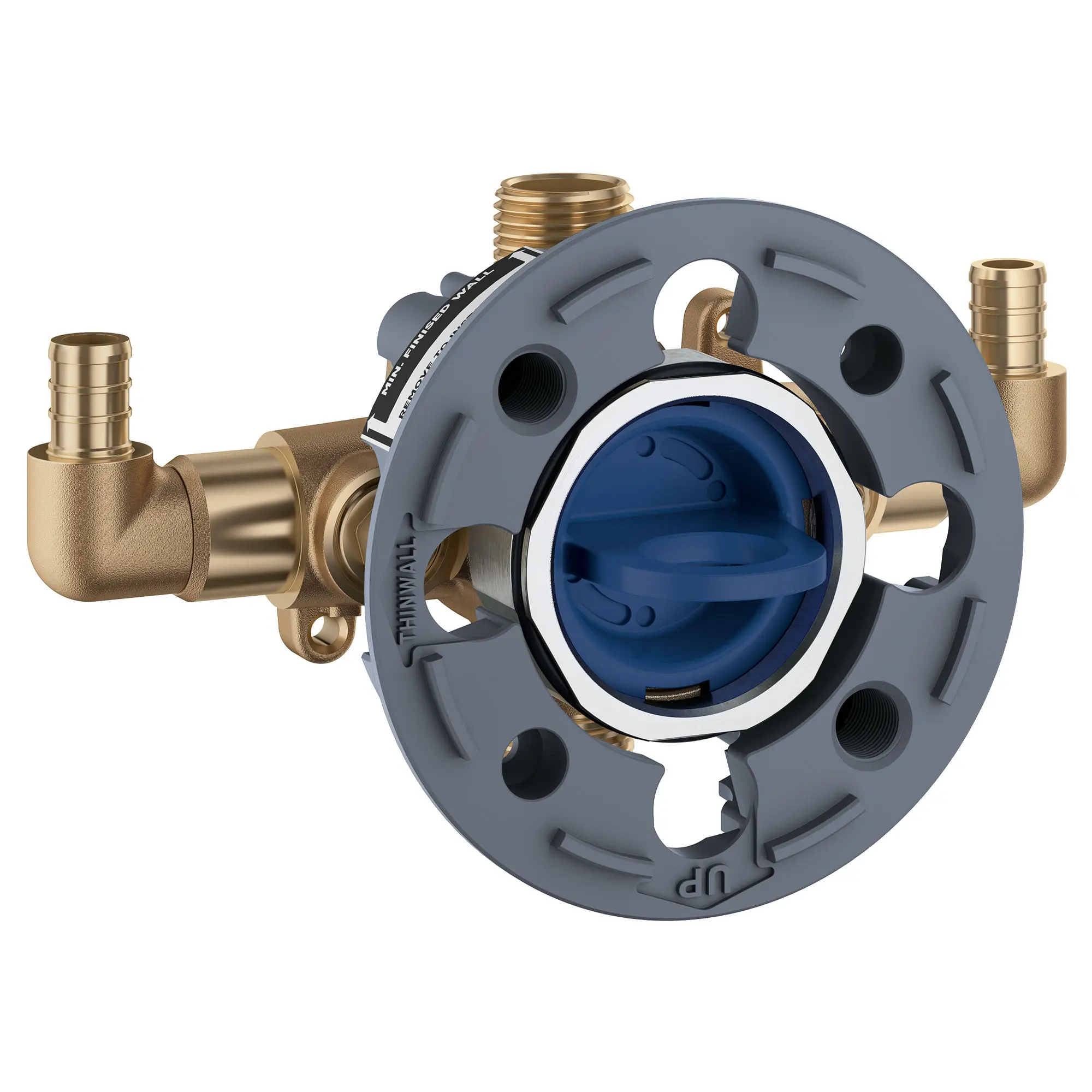 Pressure Balance Rough-In Valve 1?2" PEX Crimp (ASTM F1807) Elbow Inlets - Image 5