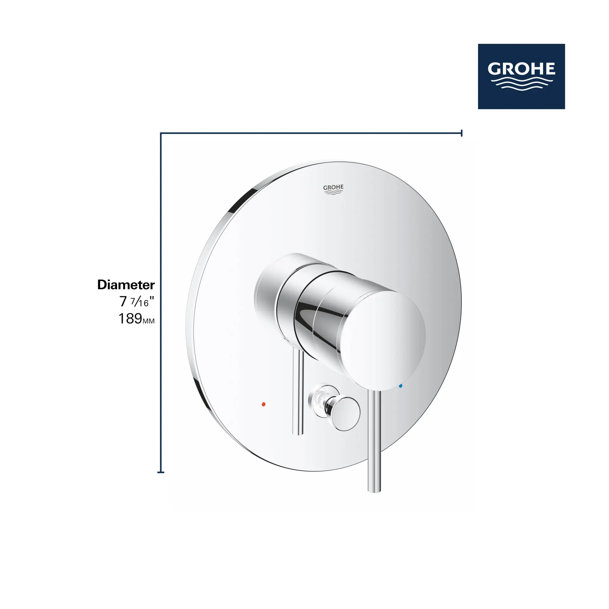 Pressure Balance Valve Trim with Diverter - Image 8