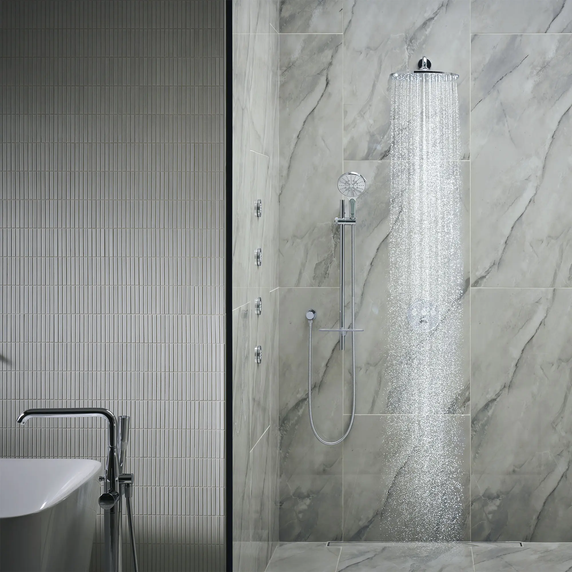 Single-Handle Freestanding Tub Faucet with 1.75 GPM (6.6 L/min) Hand Shower - Image 21
