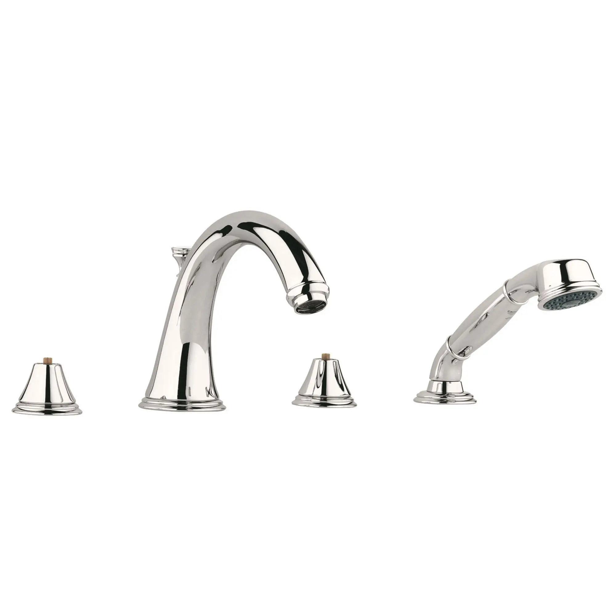 Roman Tub Filler With 2.5 GPM Personal Hand Shower - Image 12