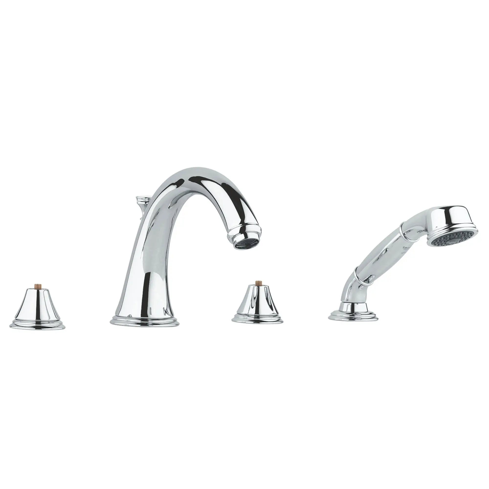 Roman Tub Filler With 2.5 GPM Personal Hand Shower - Image 6