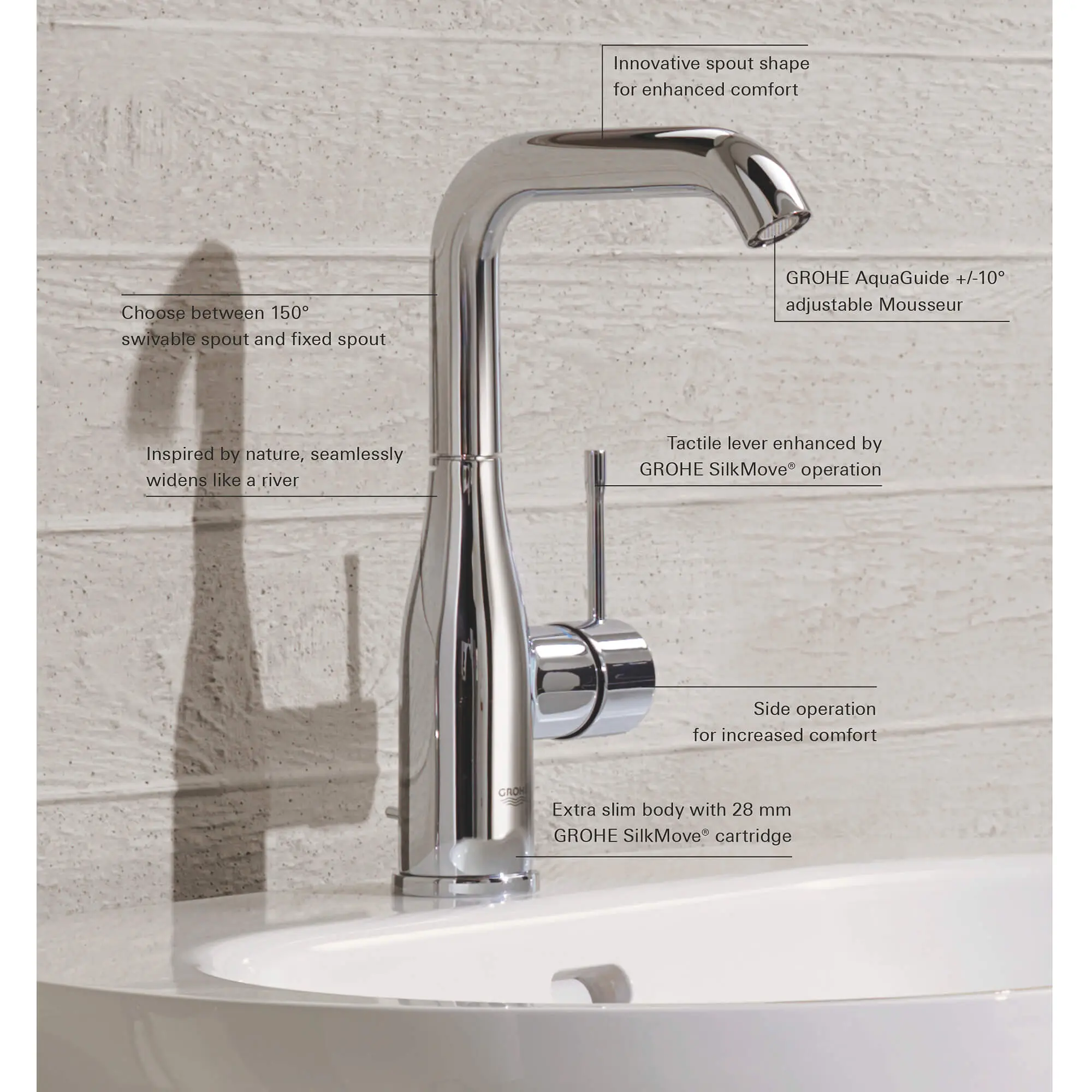 Side-Handle Centerset Bathroom Faucet L-Size - Image 7