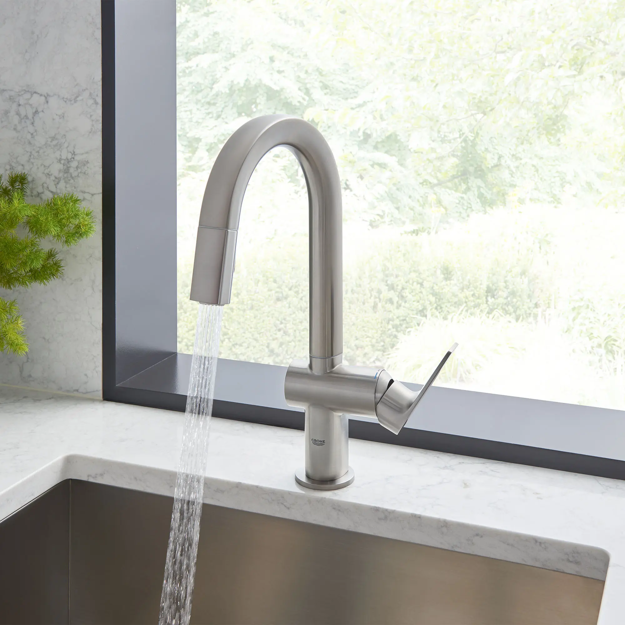 Single-Handle Pull Down Dual Spray Bar Faucet 1.75 GPM (6.6 L/min) - Image 10
