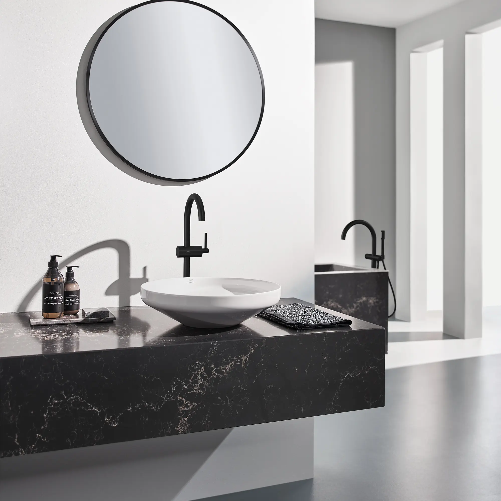 Atrio Single Hole Single-Handle L-Size Bathroom Faucet, 1.2 GPM (4.5 L/min) - Image 9