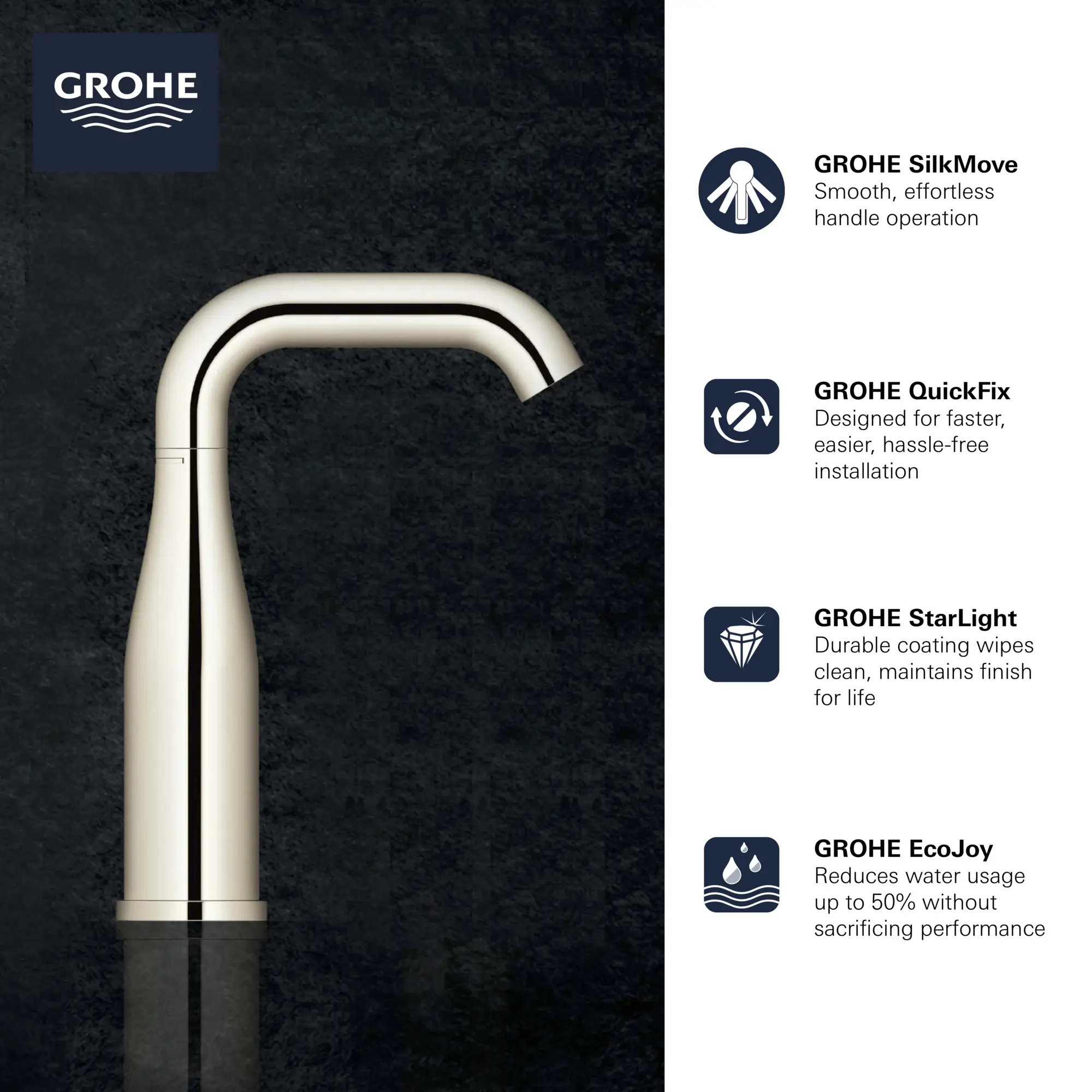 Single Hole Single-Handle M-Size Bathroom Faucet, 1.2 GPM (4.5 L/min) - Image 11