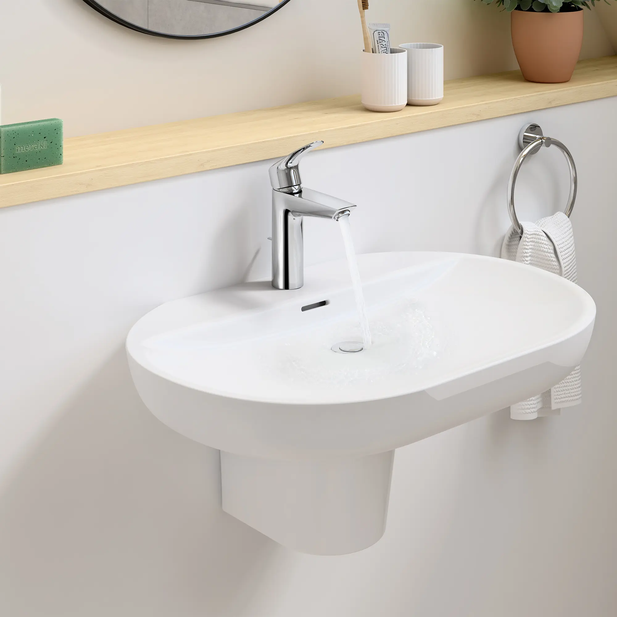 Single Hole Single-Handle M-Size Bathroom Faucet, 1.2 GPM (4.5 L/min) - Image 11