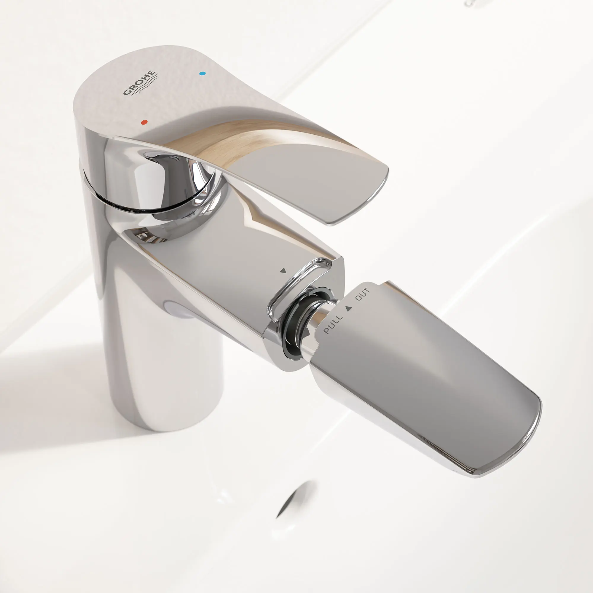 Single Hole Single-Handle M-Size Bathroom Faucet, 1.2 GPM (4.5 L/min) with Pull-Out - Image 5
