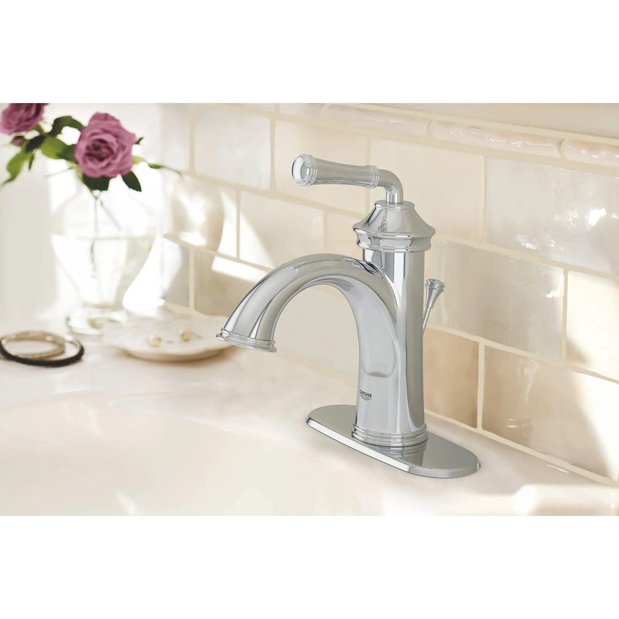 Single Hole Single-Handle S-Size Bathroom Faucet 1.2 GPM - Image 12