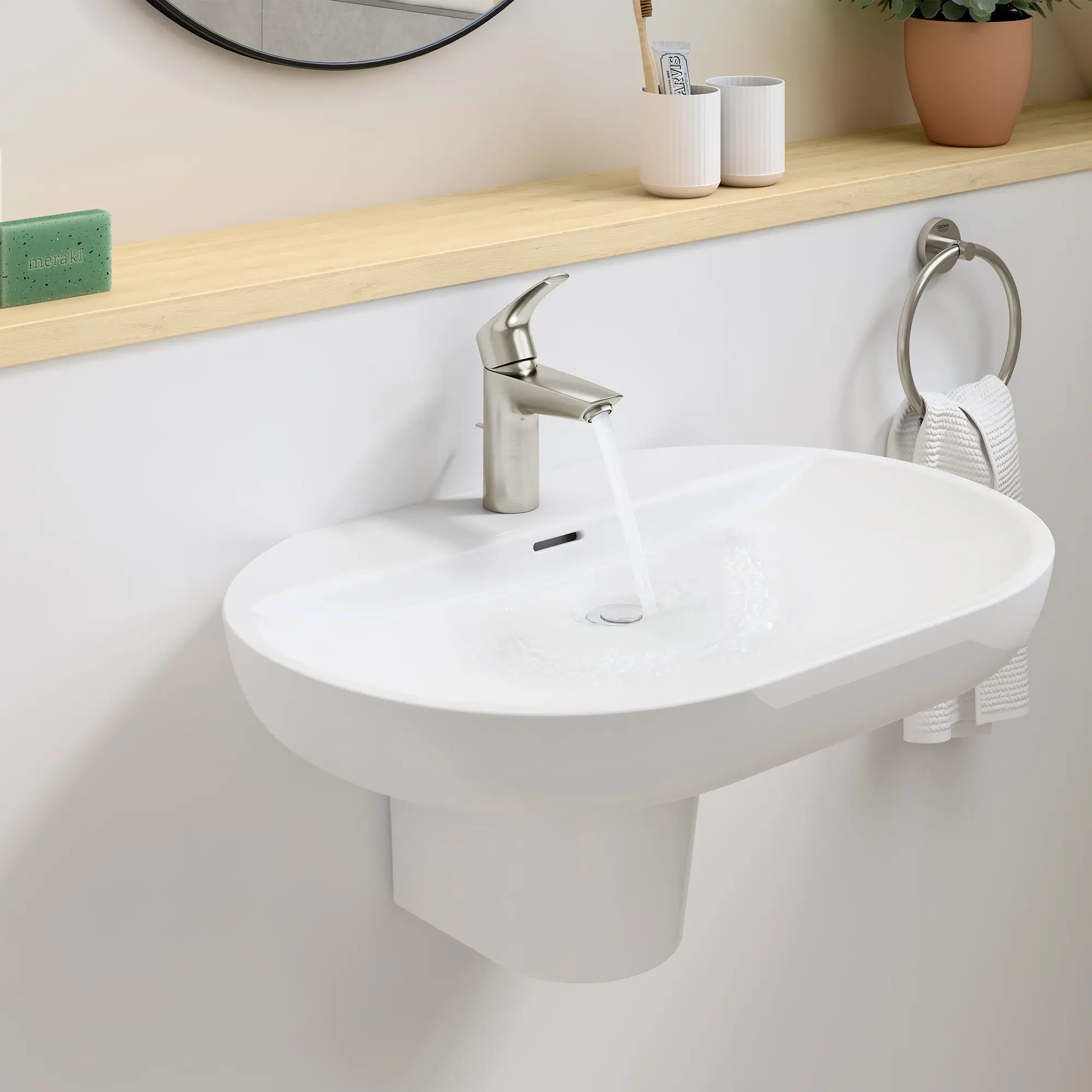Single Hole Single-Handle S-Size Bathroom Faucet, 1.2 GPM (4.5 L/min) - Image 6