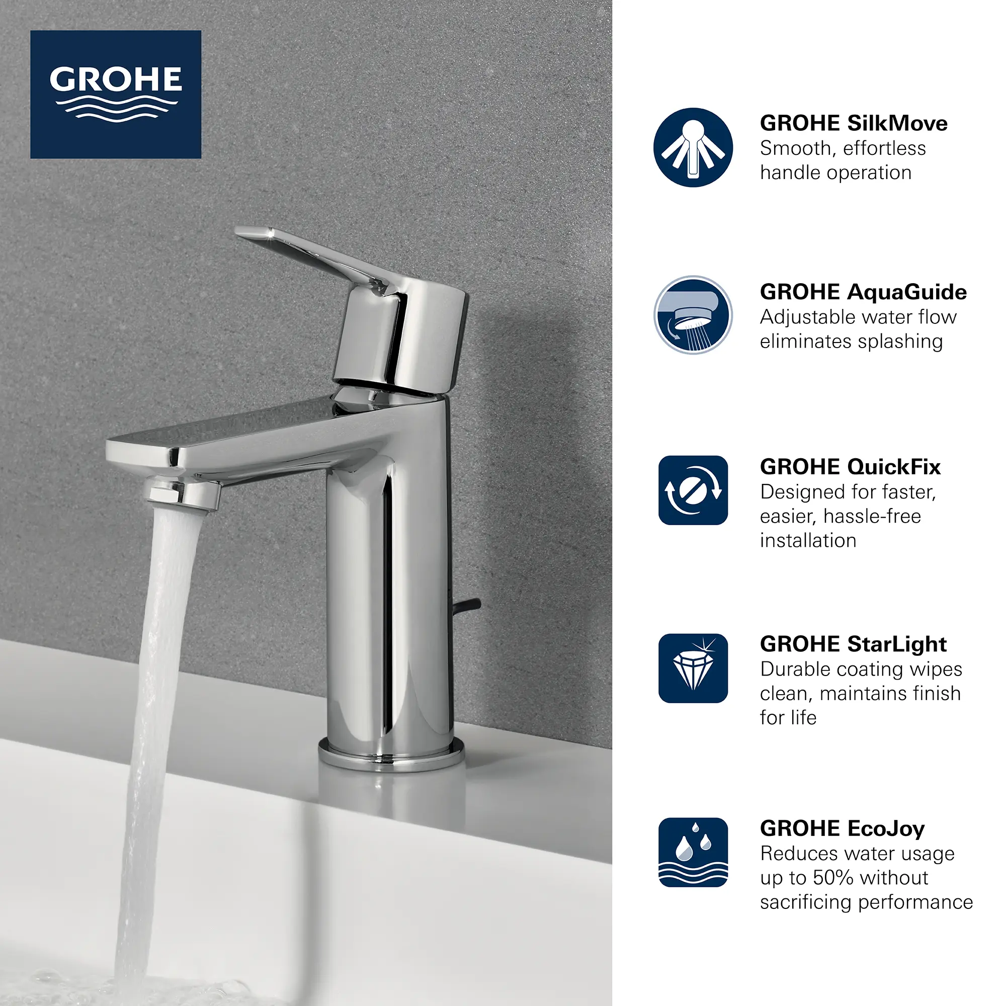 Single Hole Single-Handle XS-Size Bathroom Faucet, 1.2 GPM (4.5 L/min) - Image 7