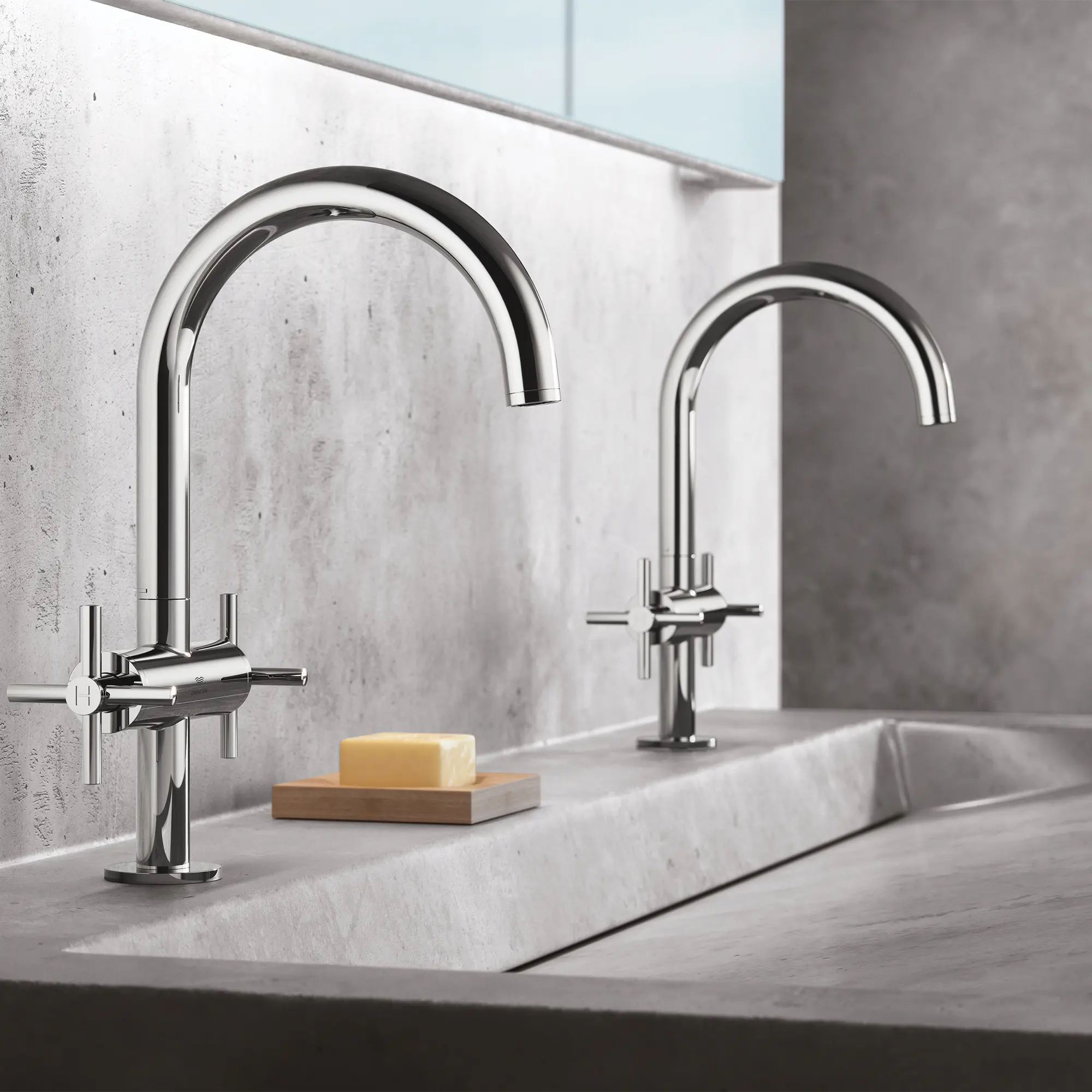 Atrio Single Hole Two-Handle L-Size Bathroom Faucet without Handles, 1.2 GPM (4.5 L/min) - Image 6
