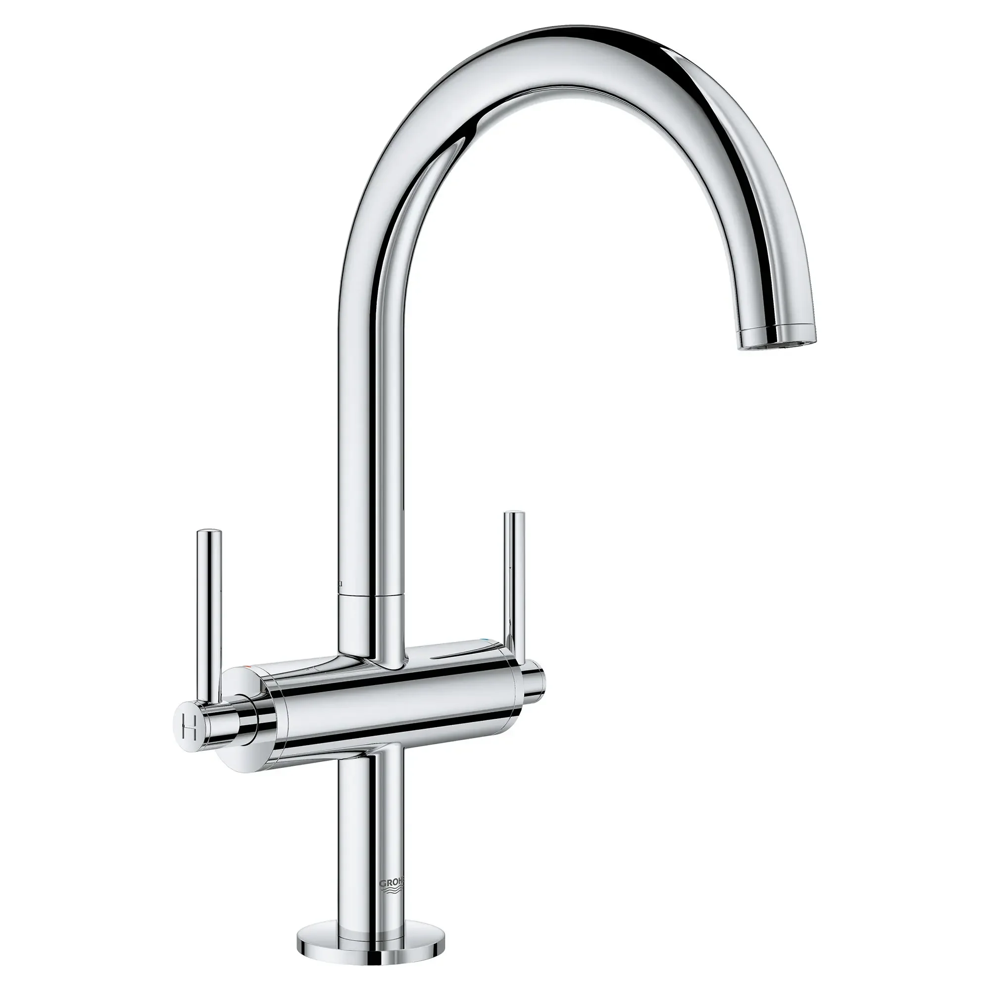 Single Hole Two-Handle L-Size Bathroom Faucet 1.2 GPM - Image 7