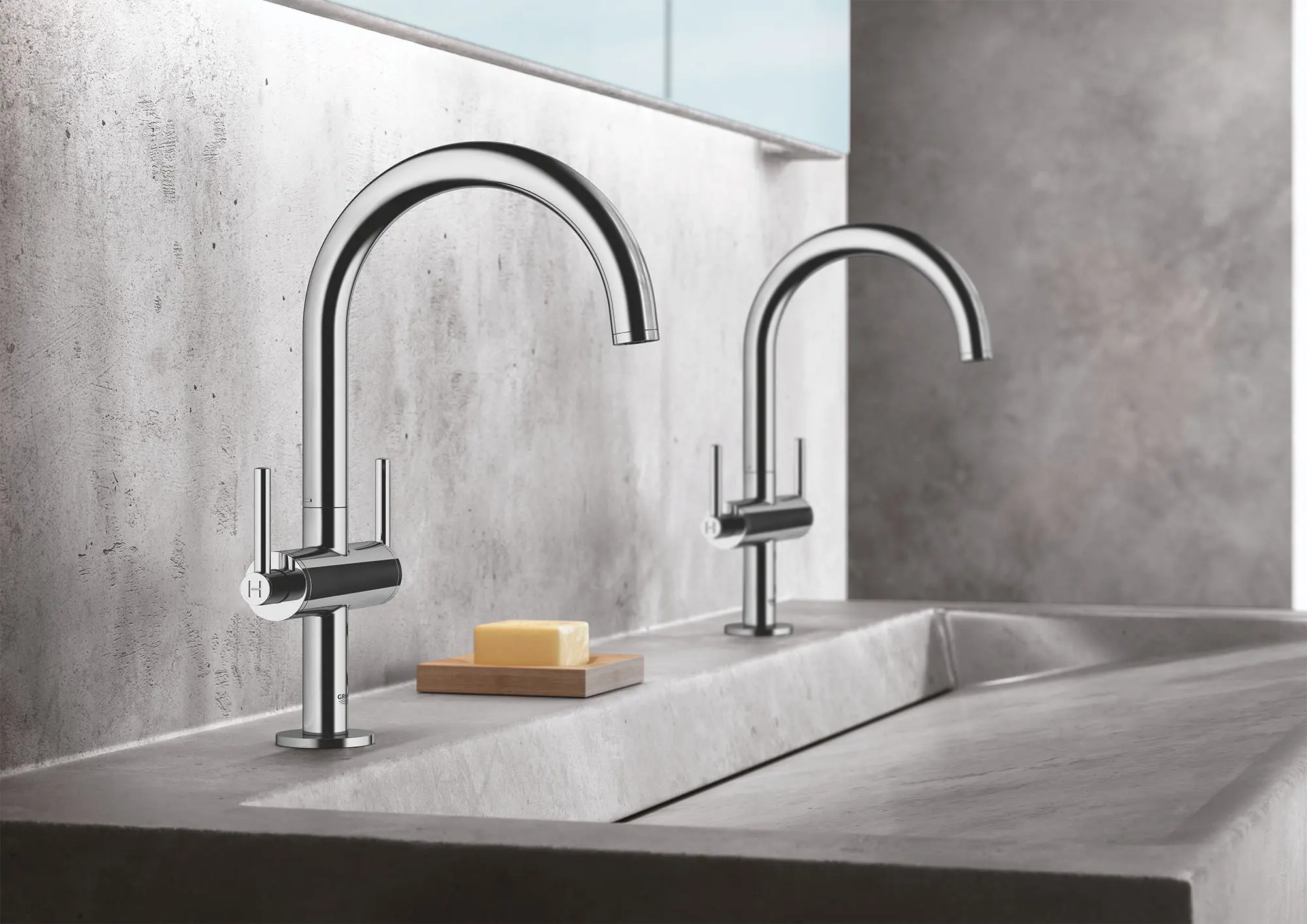 Single Hole Two-Handle L-Size Bathroom Faucet 1.2 GPM - Image 8